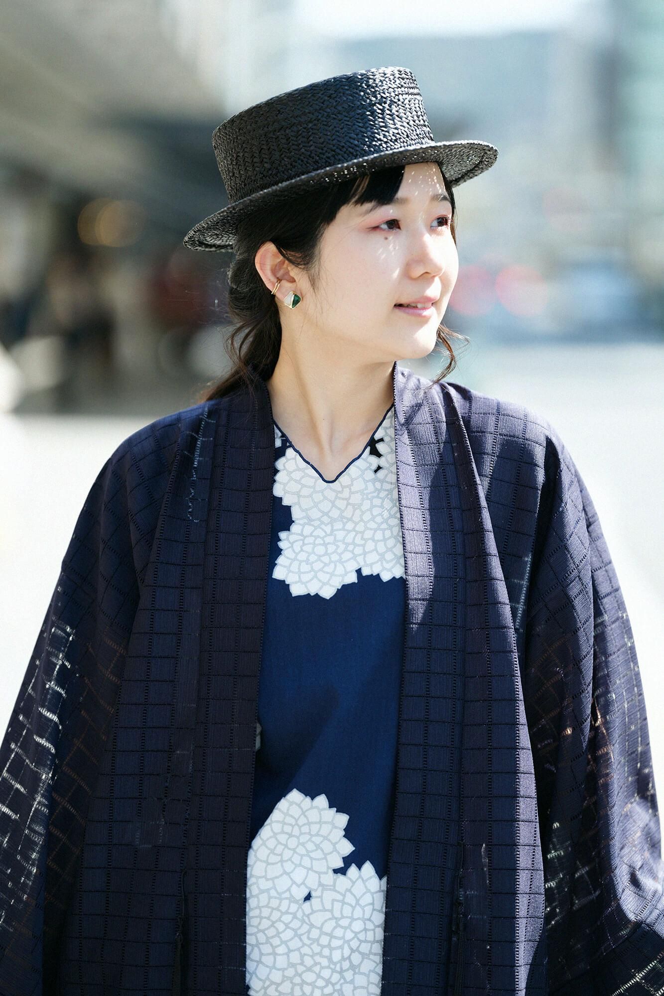 RAFFIA_AJIRO 니트 (AJIRO AMI) KANKAN HAT/검은색