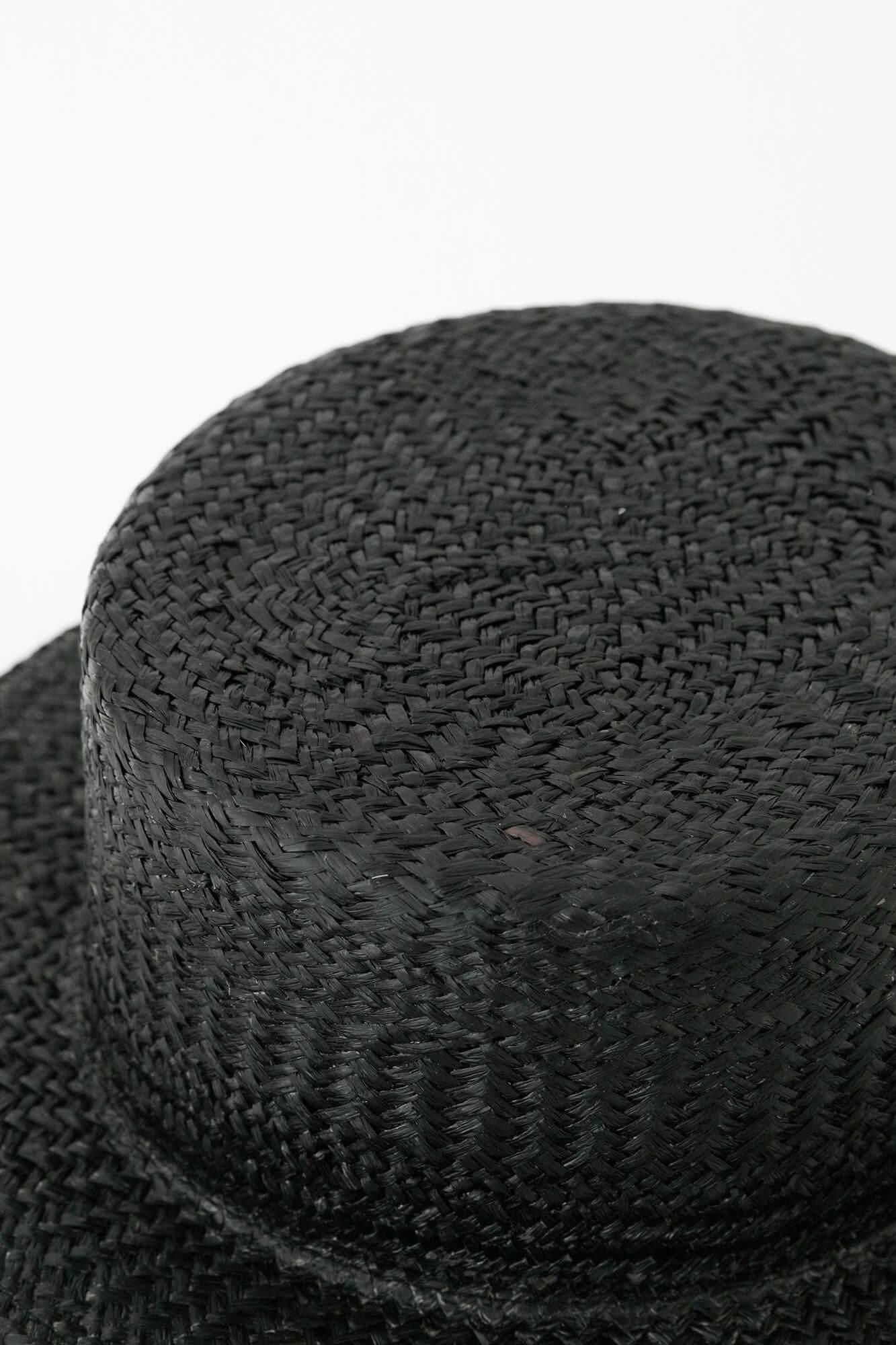 RAFFIA_AJIRO 니트 (AJIRO AMI) KANKAN HAT/검은색