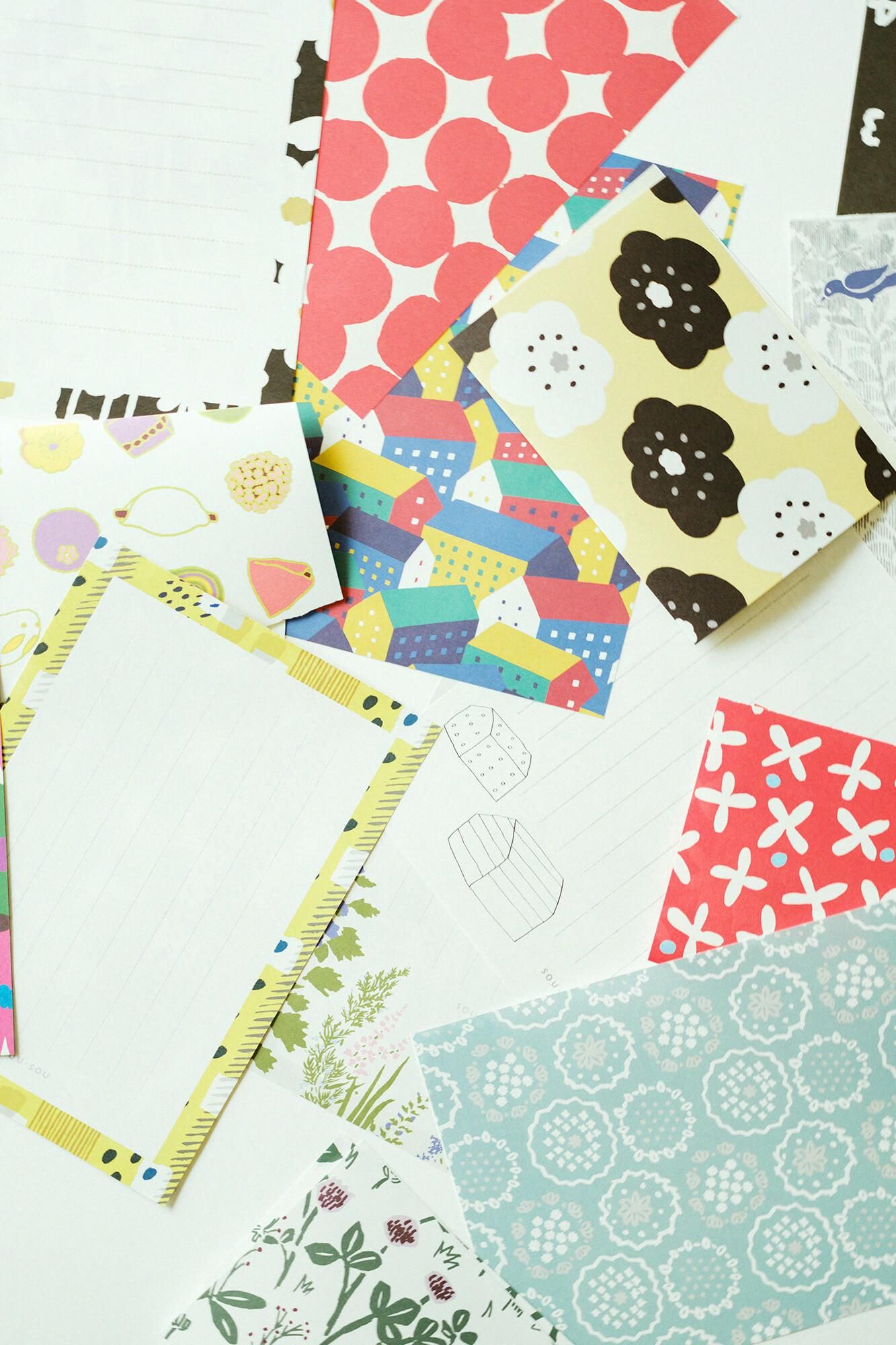 SOU・SOU 100枚綴りの便せん