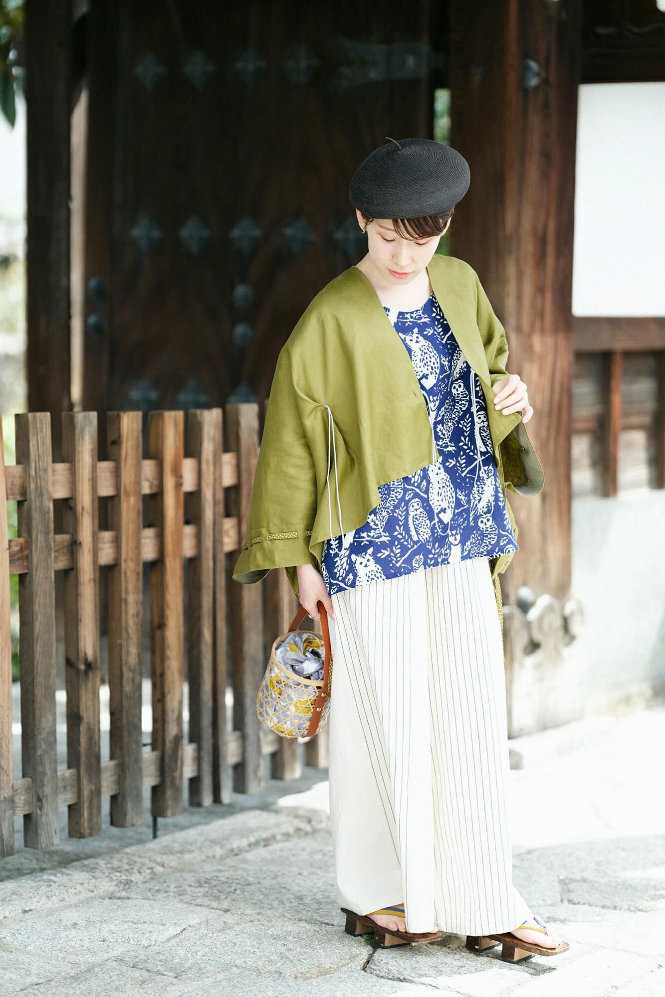 高島縮 20/20 四角衣（しかくい）／森のくらし