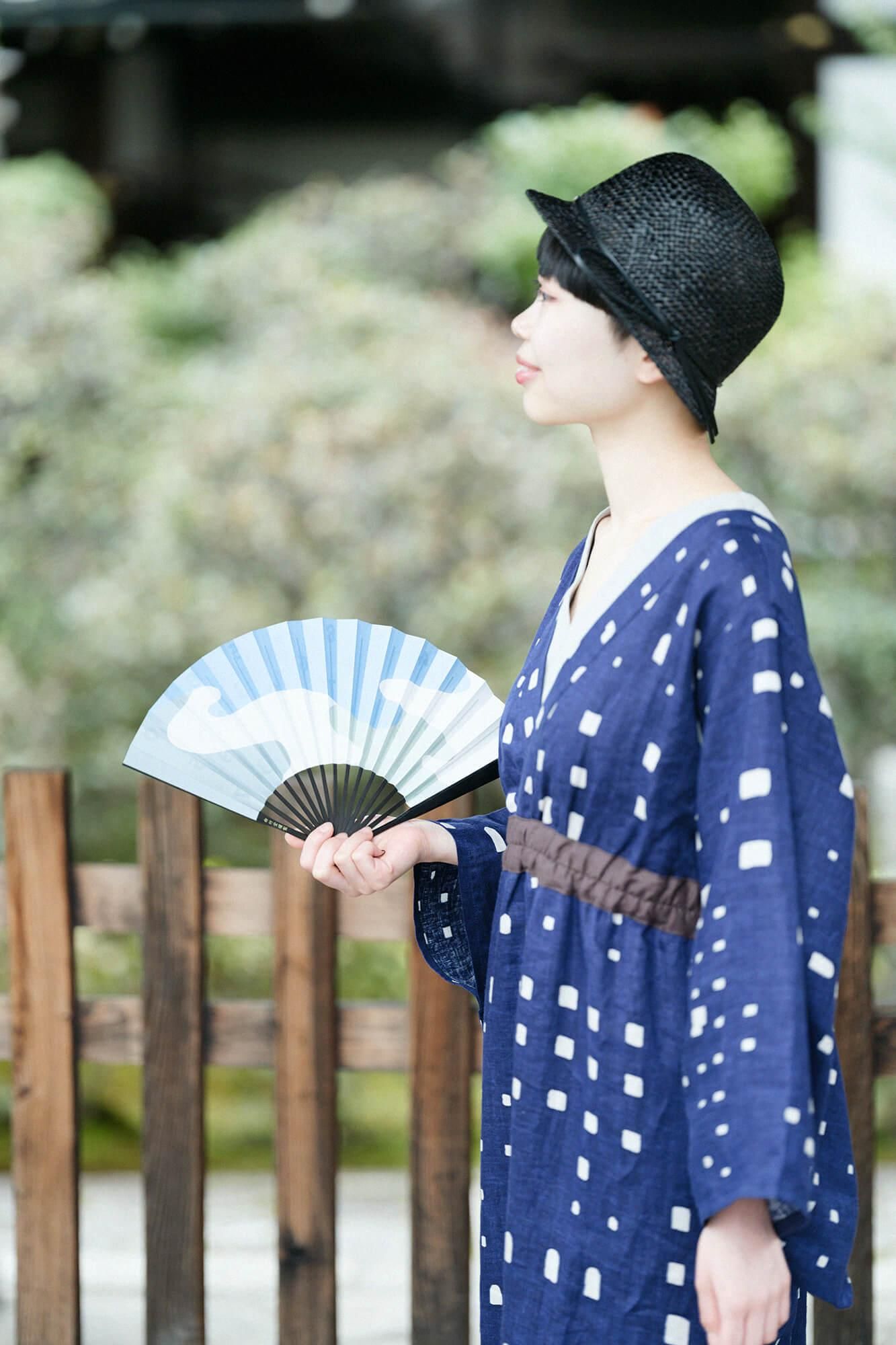 SOU・SOU×白竹堂 京扇子／SO-SU-U つくも