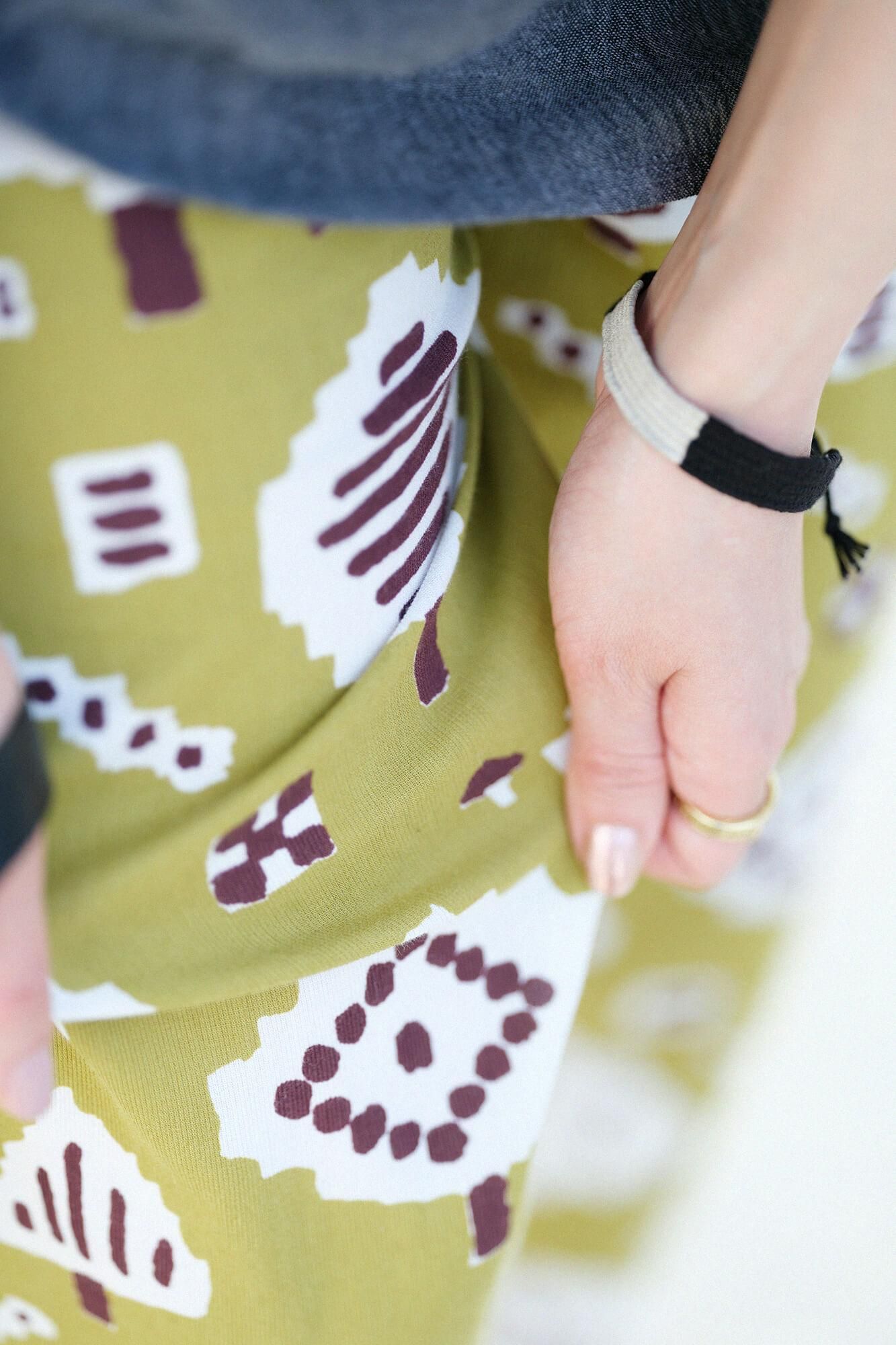 Chizimi Cotton 40/40 Skinny Pants / Park