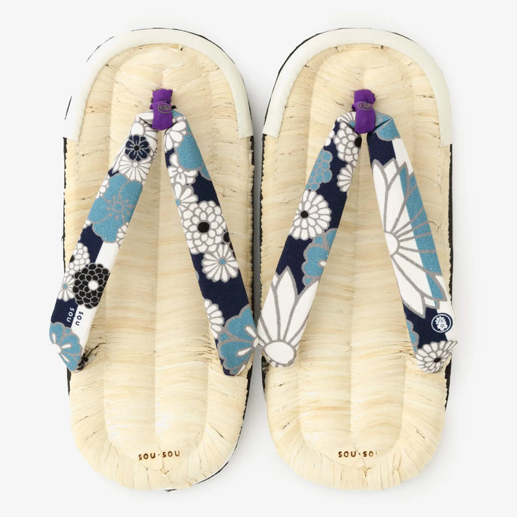 Asabura Sandals / Gold Damask