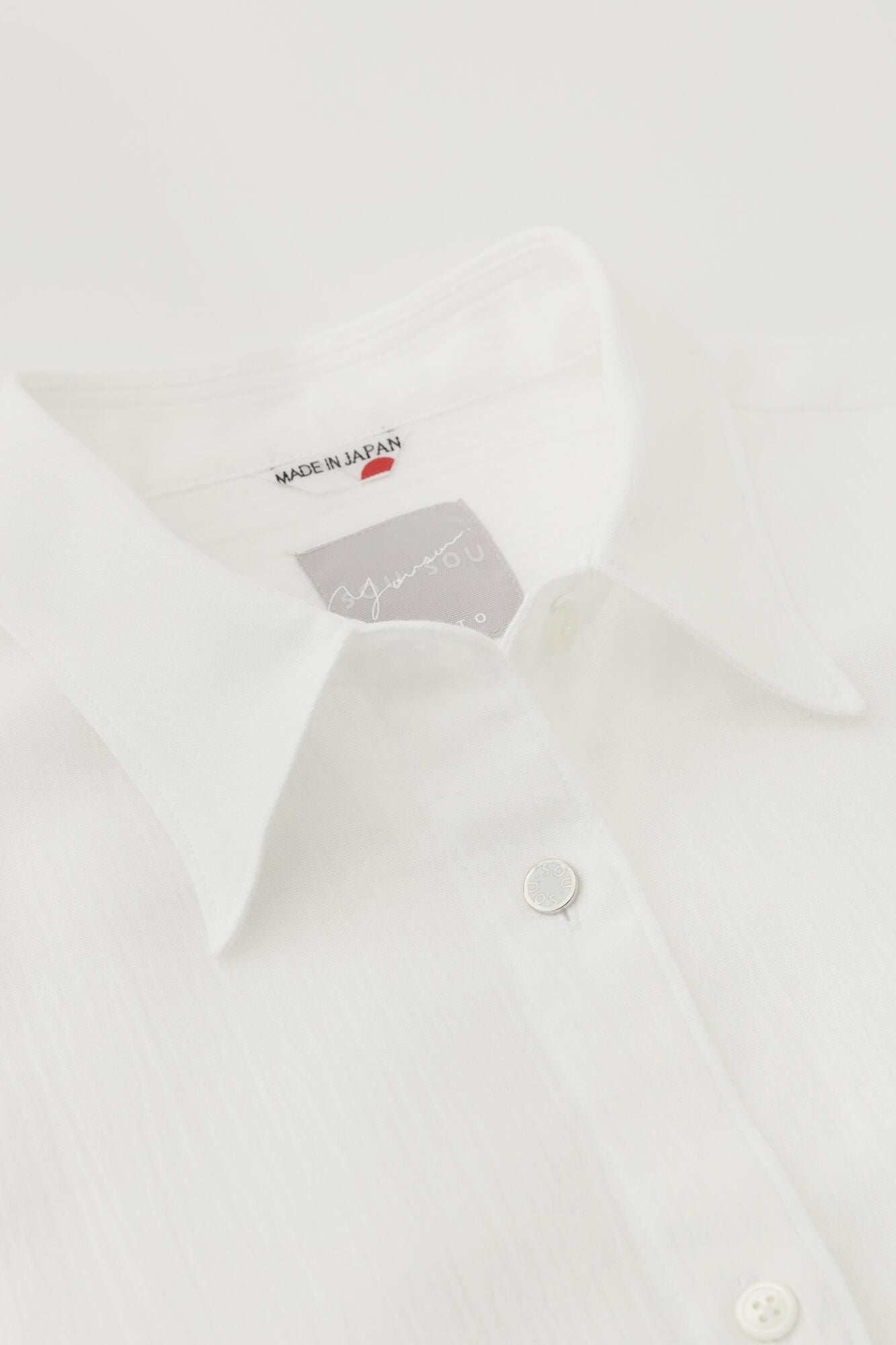 타카시마치지미 20/20 그란 튜닉셔츠/ 흰색