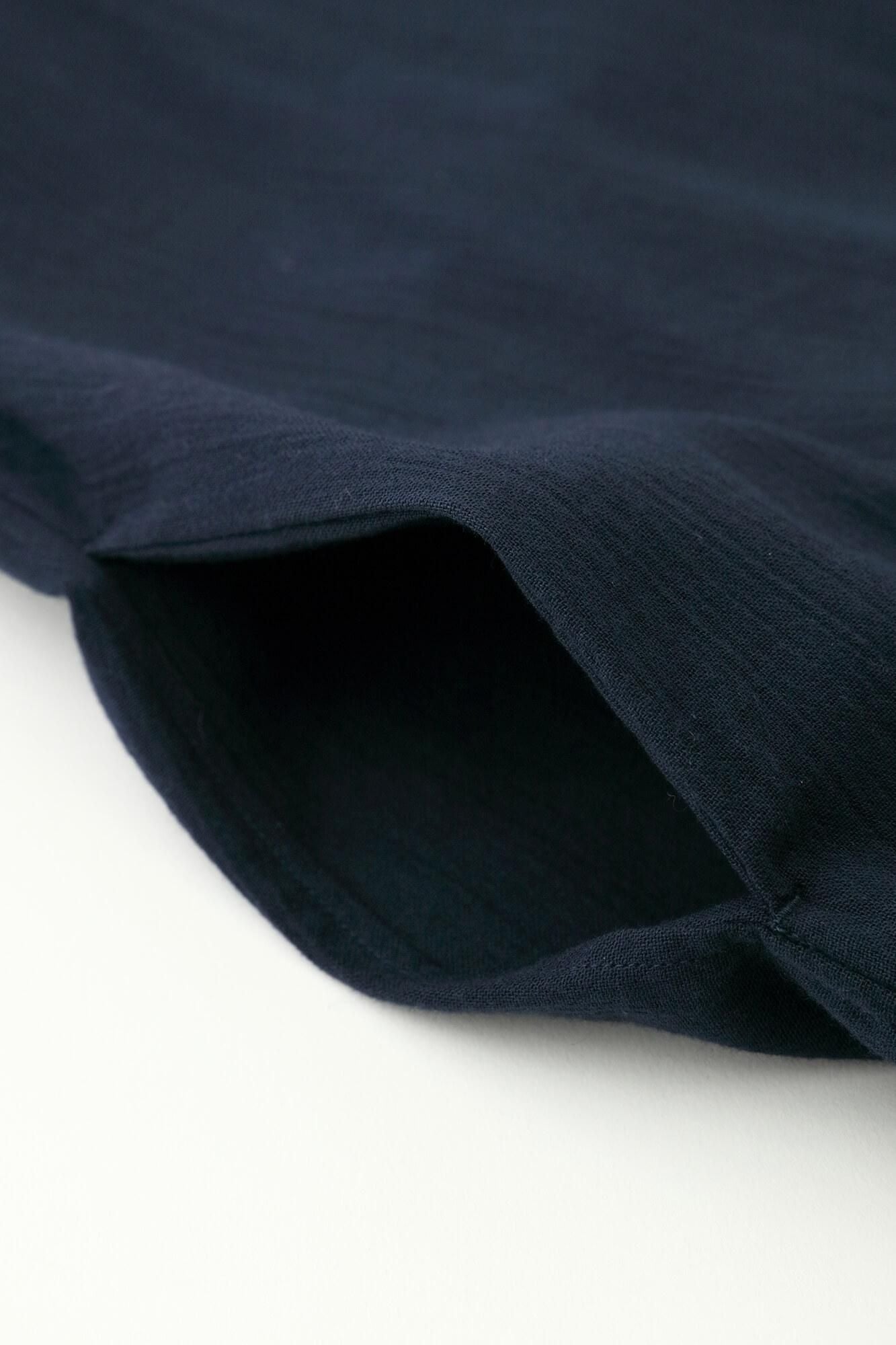 타카시마치지미 20/20 그란 튜닉셔츠/남색