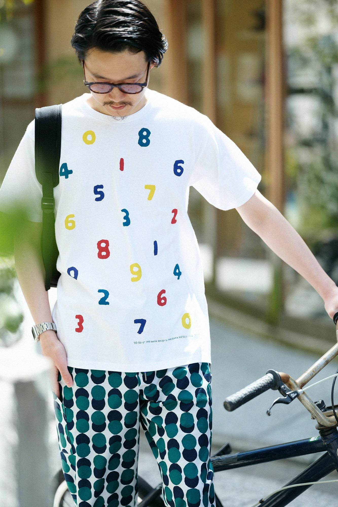 SO-SU-U Yotsumi Kurzarm-T-Shirt [5.0]/Weiß