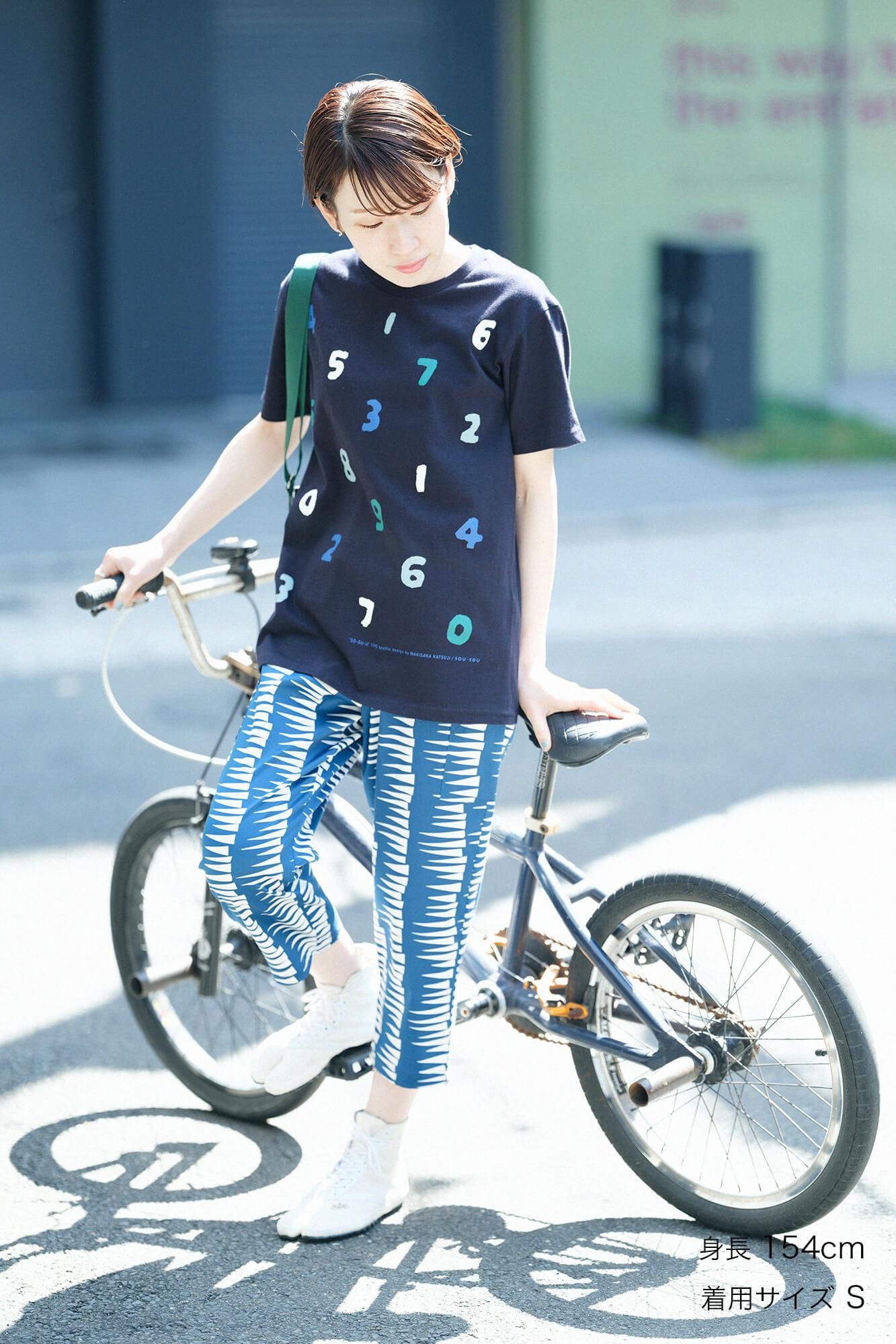 SO-SU-U T-shirt à manches courtes Yotsumi [5.0]/Marine