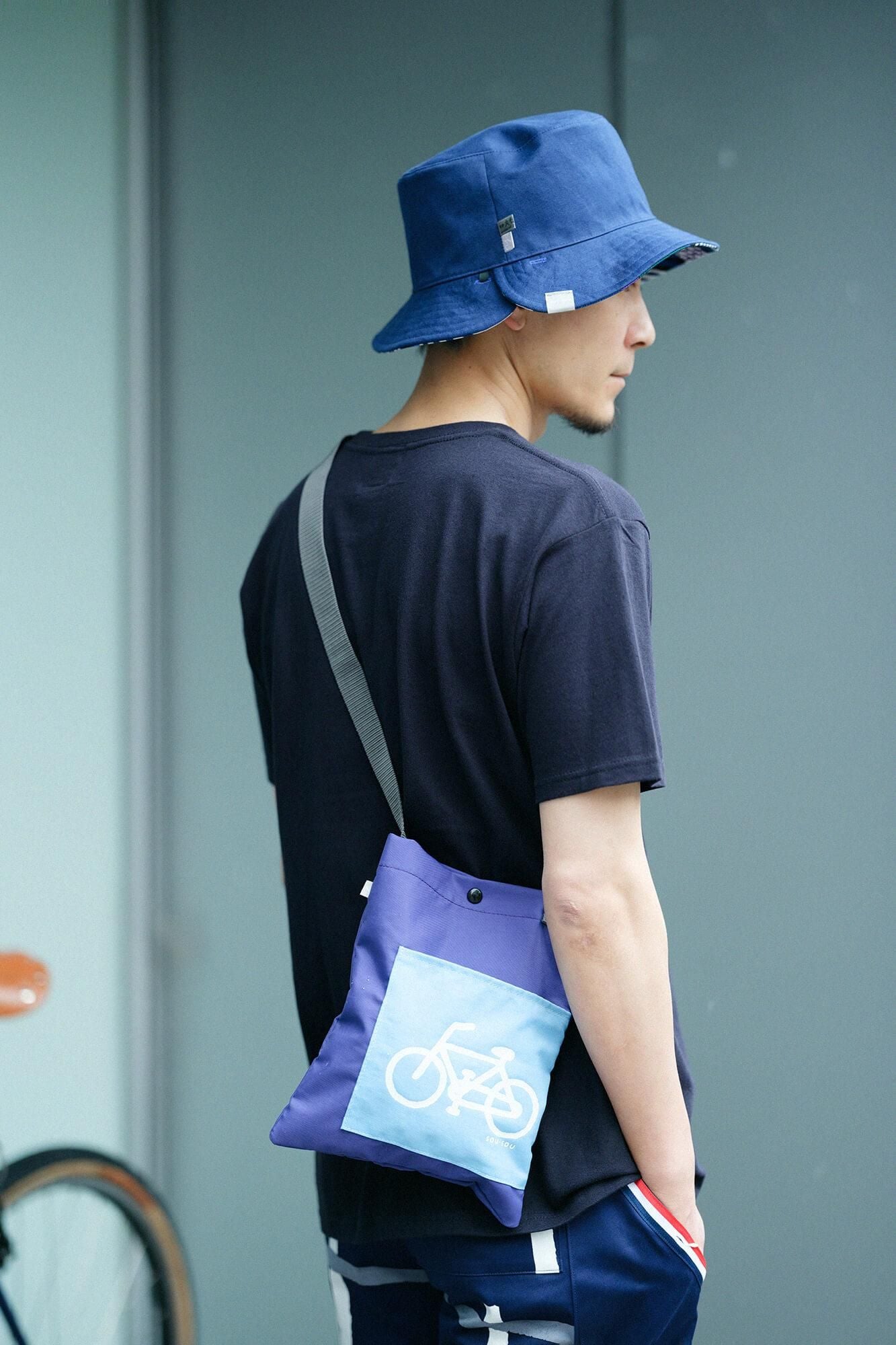 SO-SU-U T-shirt à manches courtes Yotsumi [5.0]/Marine