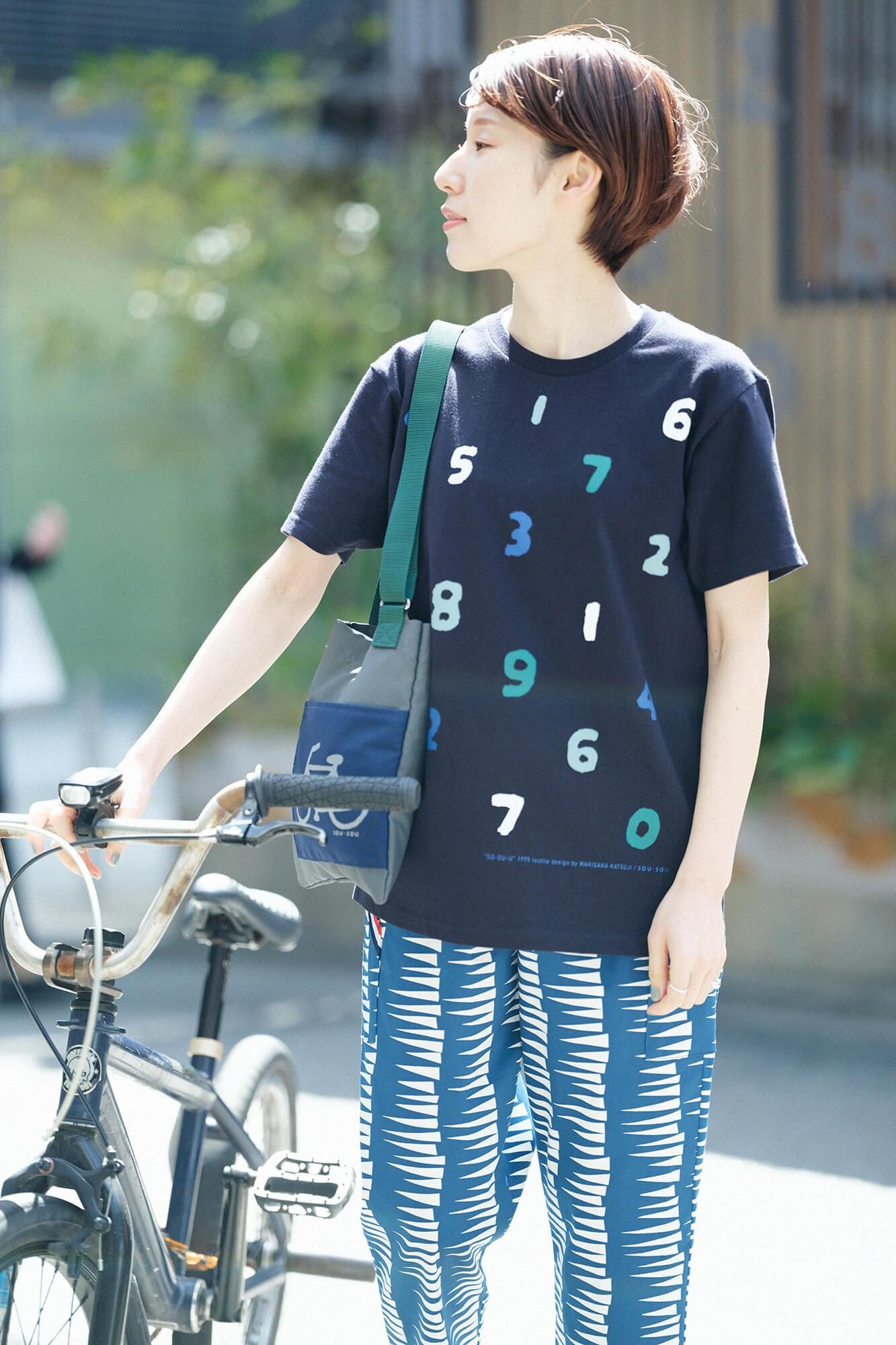 SO-SU-U T-shirt à manches courtes Yotsumi [5.0]/Marine