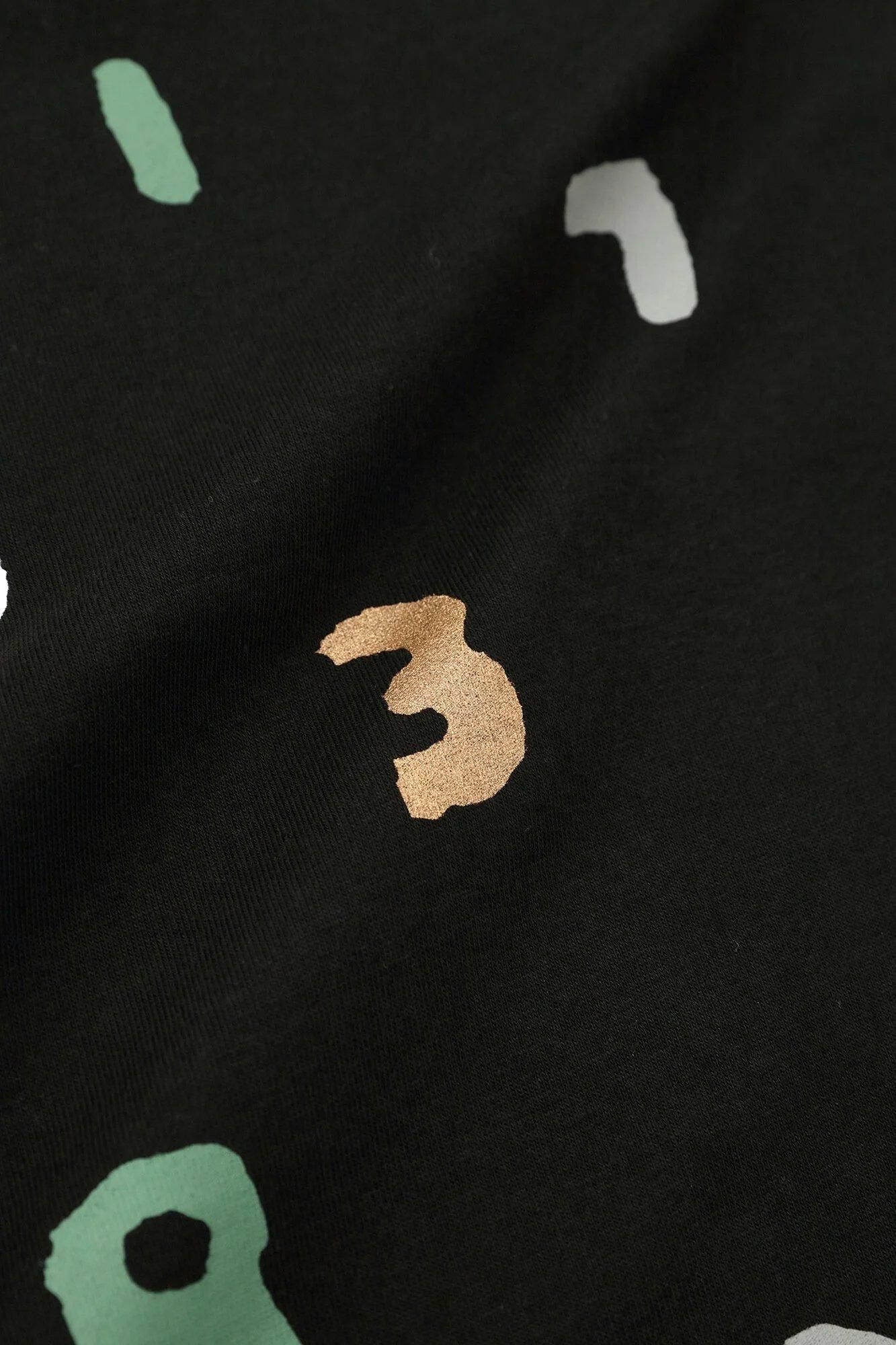 SO-SU-U十數四色短袖T-shirt [5.0]/黑色