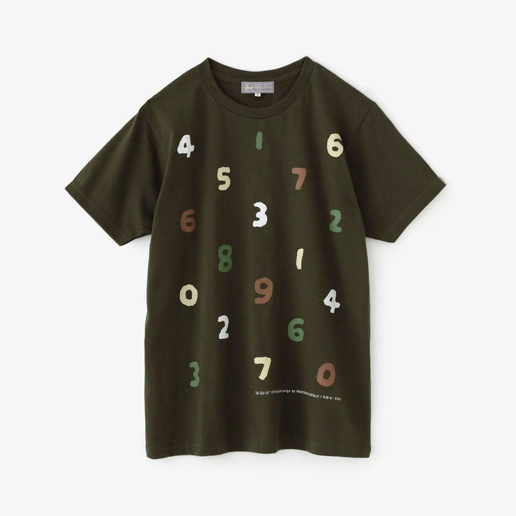 SO-SU-U 4-color Short Sleeve T-shirt [5.0] / Army Green