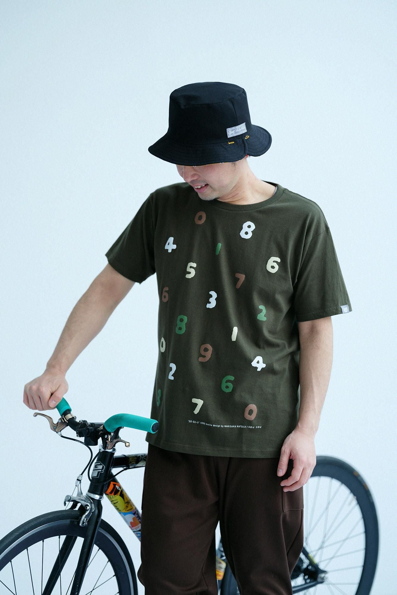 SO-SU-U 4-color Short Sleeve T-shirt [5.0] / Army Green