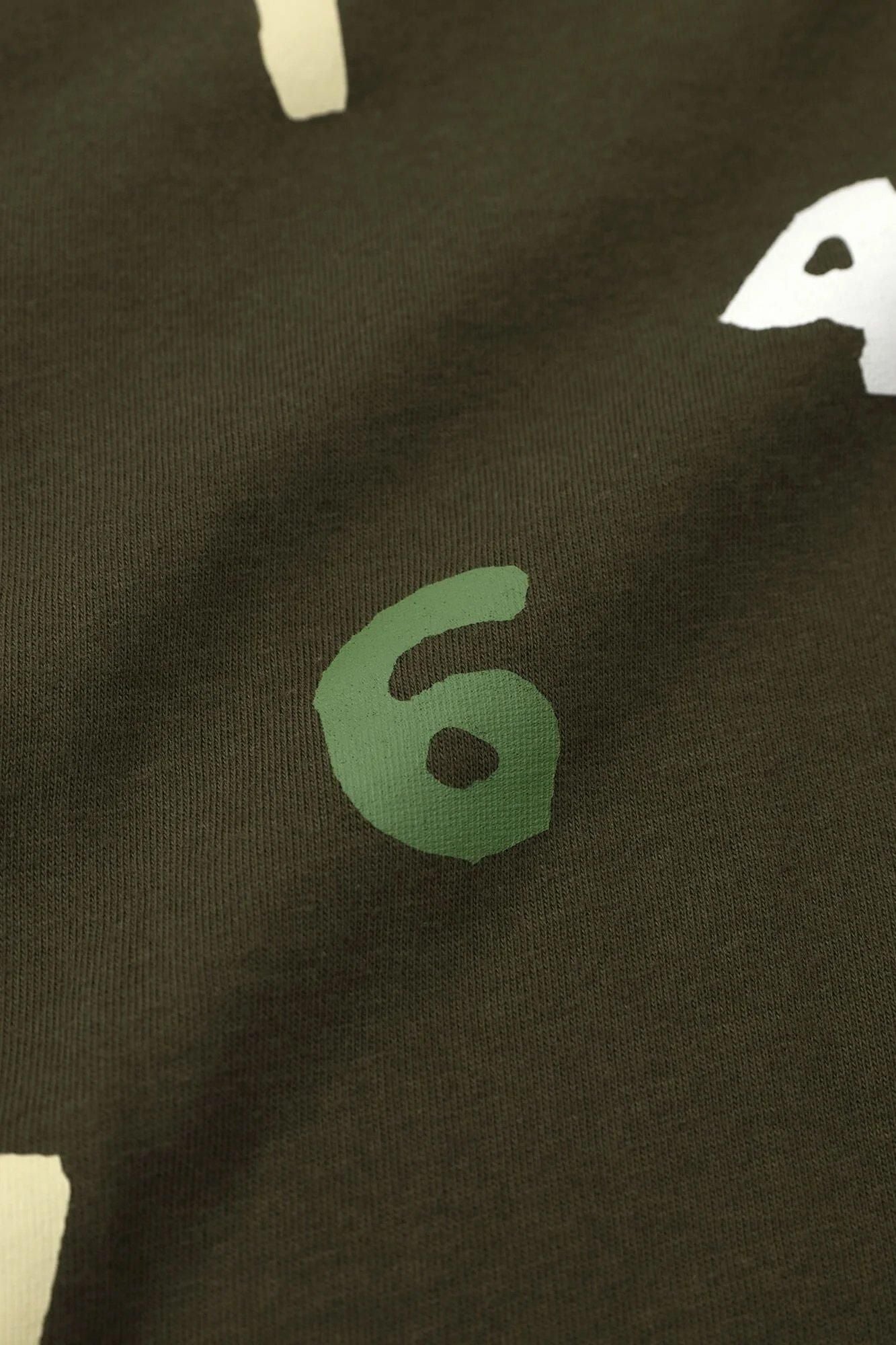 SO-SU-U 4-color Short Sleeve T-shirt [5.0] / Army Green
