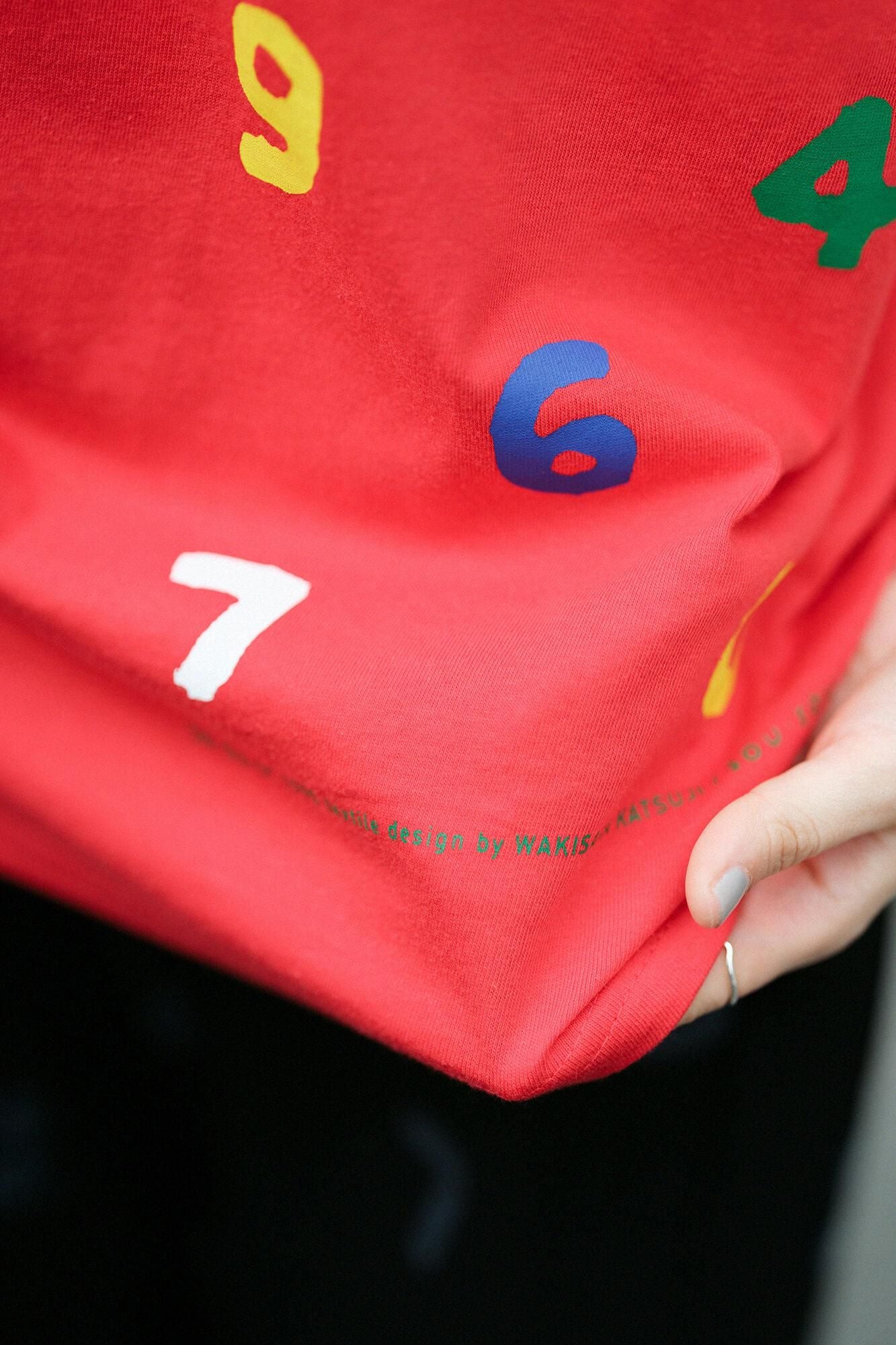 SO-SU-U十數四色短袖T-shirt [5.0]／RED