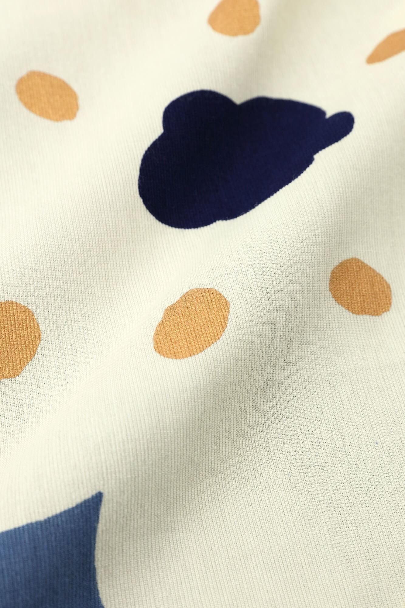 【期間限定10%OFF】高島縮棉 40/40短袖T-shirt／微笑 淺藍色（※預計於5月中發送）