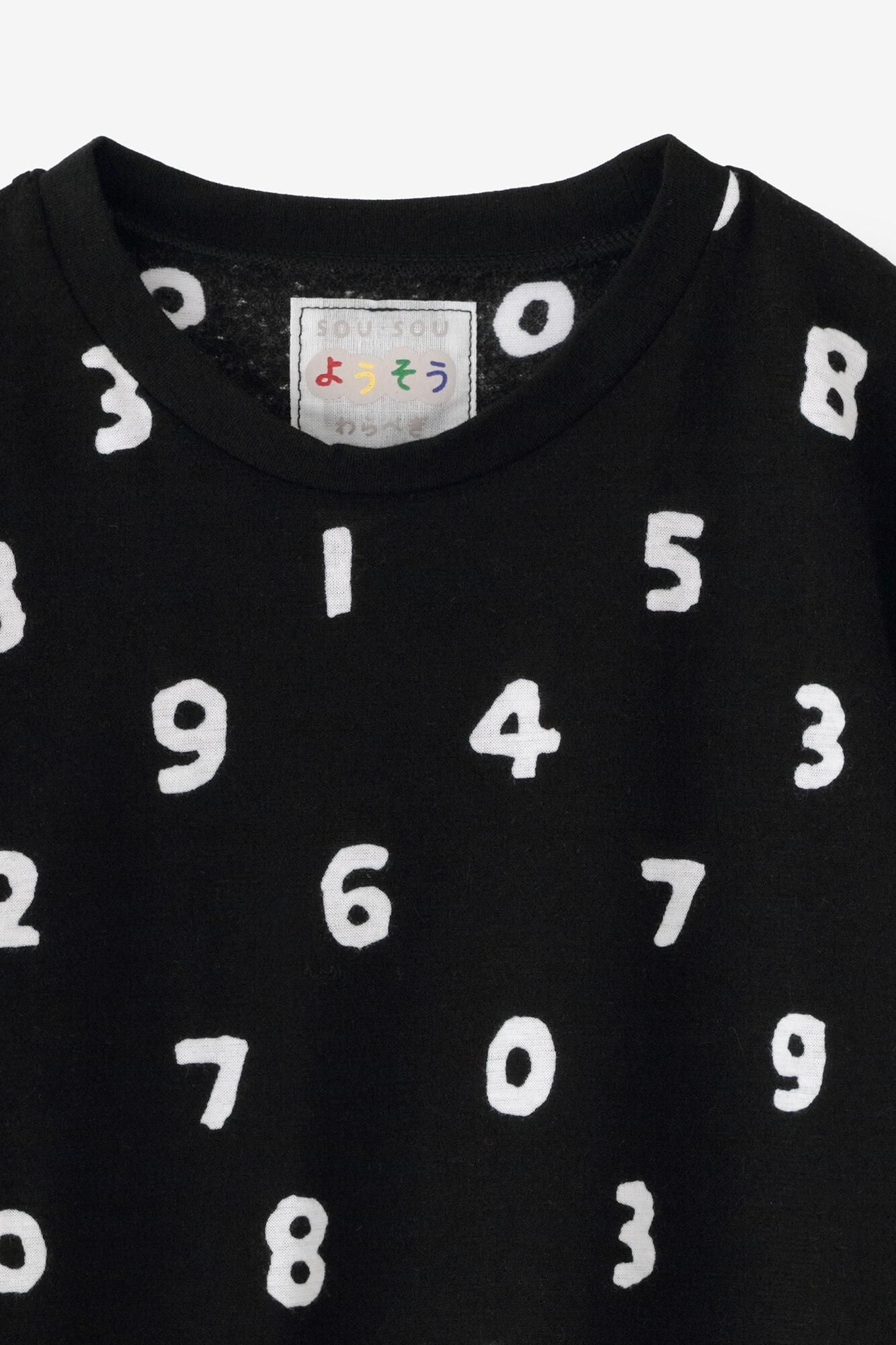 ●短袖T-shirt／SO-SU-U 十數 黑色