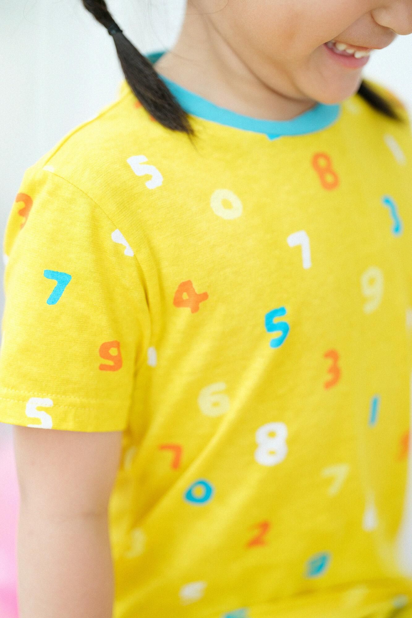 短袖T-shirt／SO-SU-U十數 四色 黃色