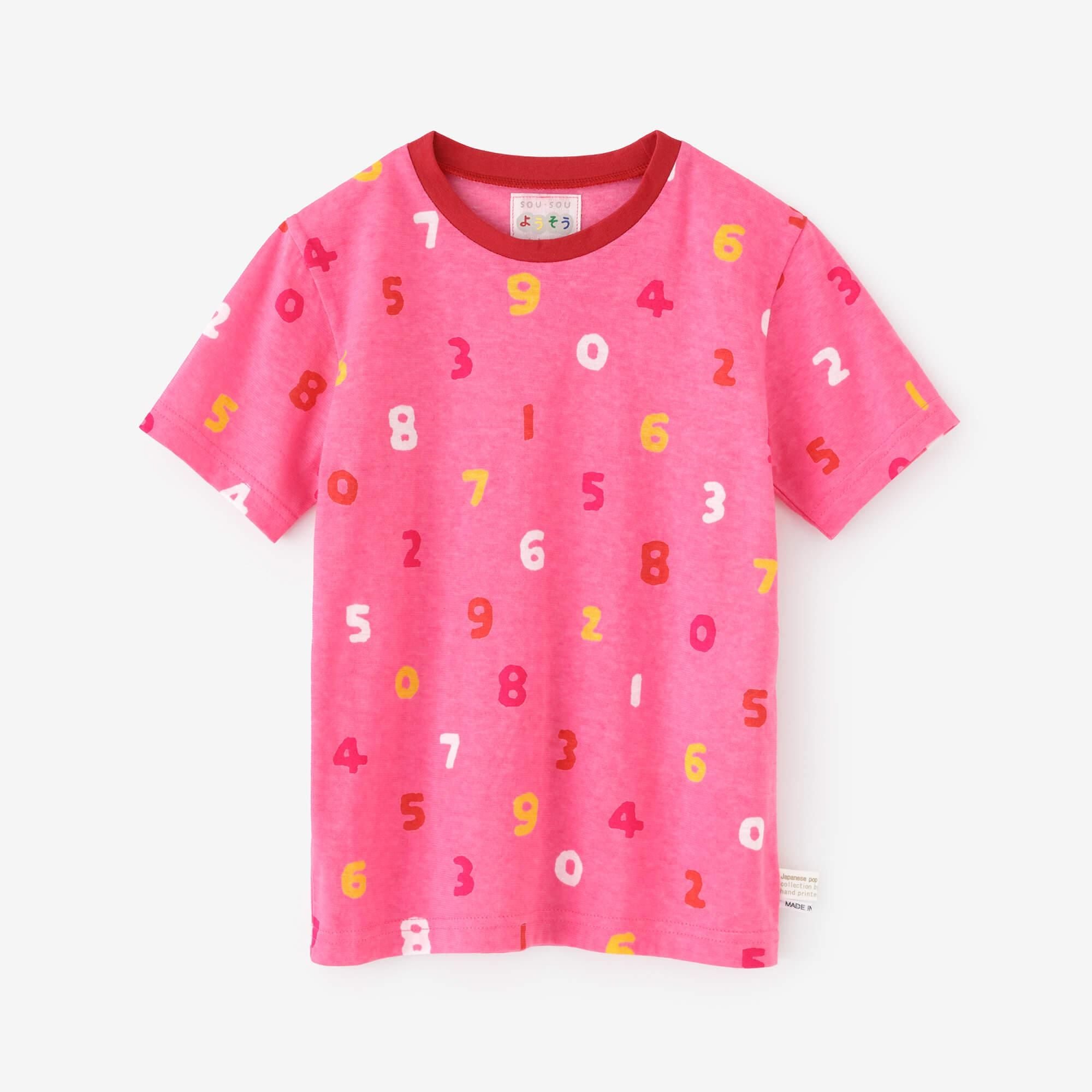 短袖T-shirt／SO-SU-U十數 四色 桃色