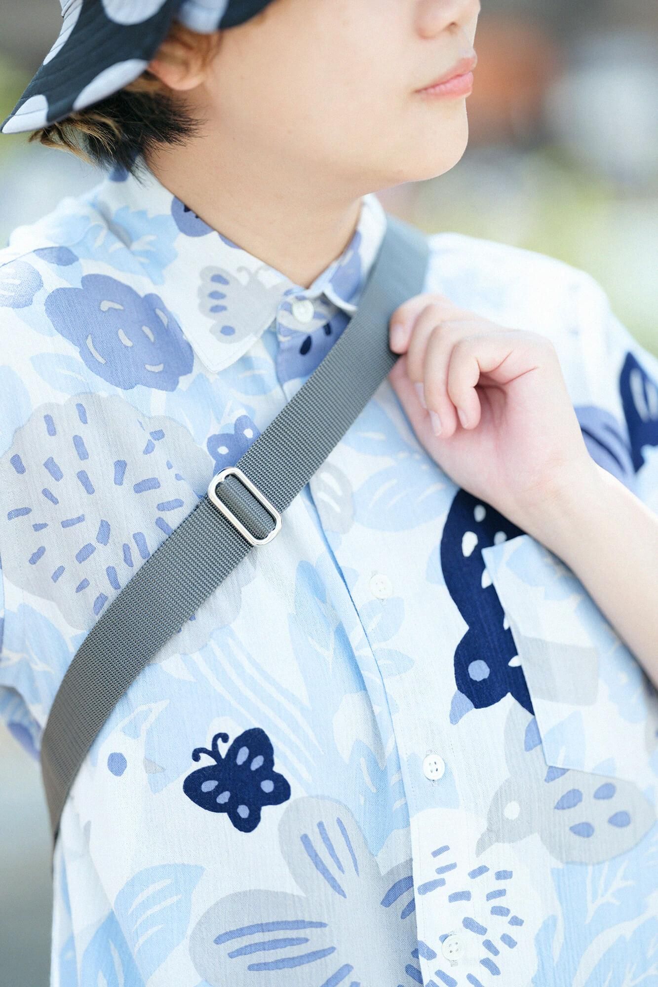 尼龙sacoche小型/Chylinko古代紫色（Kodai Murasaki）