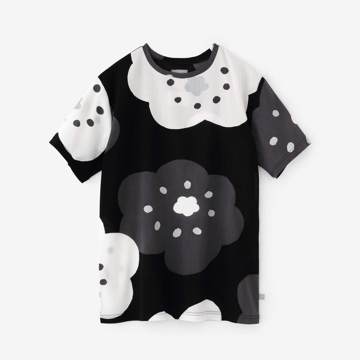 ◆ ふんわりぽっぽ☆☆ ◆ 高島縮 40/40 半袖Tシャツ／ほほえみ 夜半（やはん）