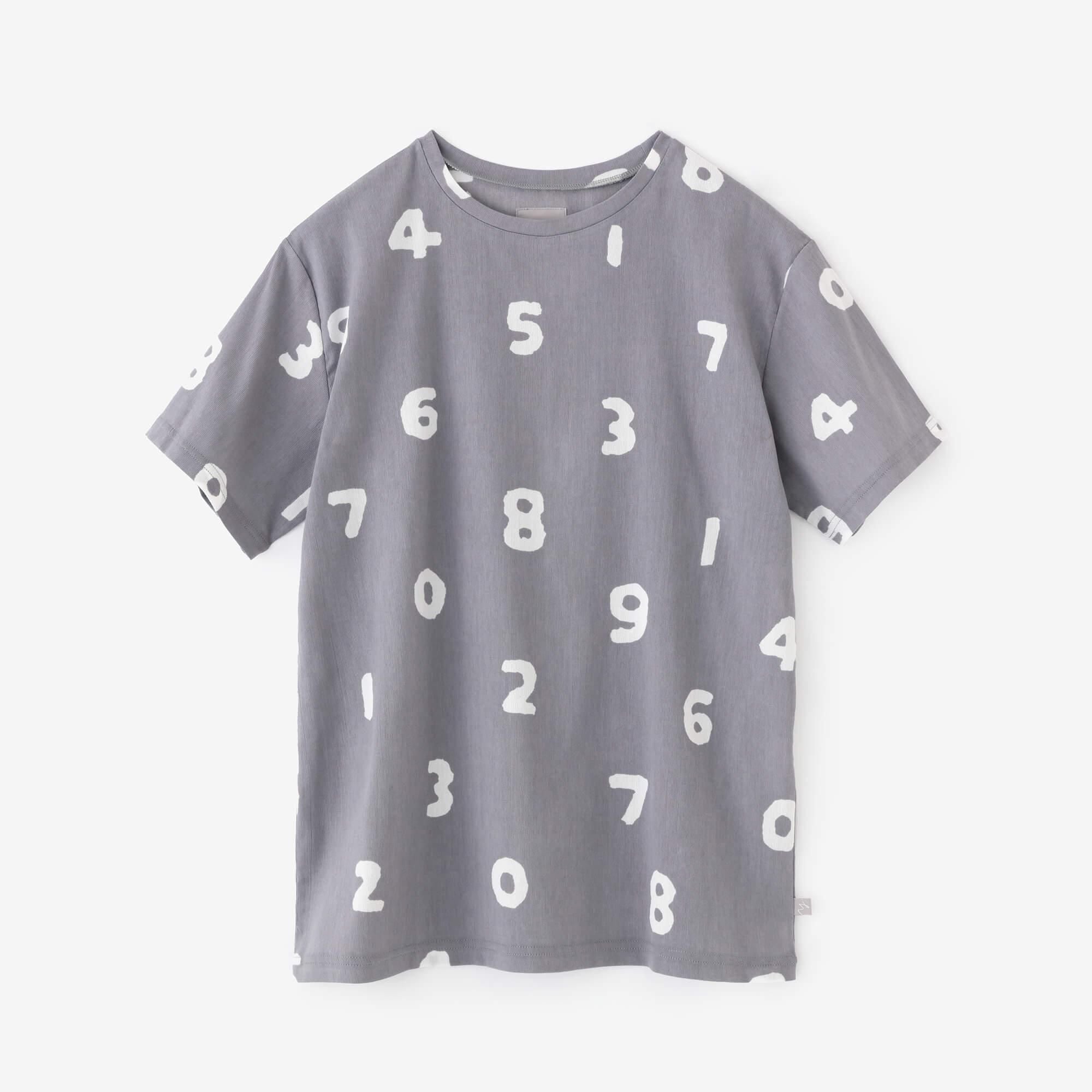 타카시마치지미 40/40 반팔T셔츠／SO-SU-U 연한 회색