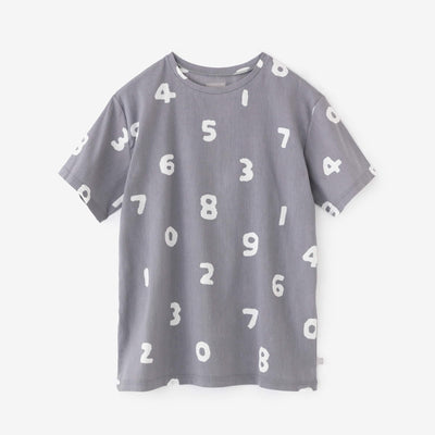 高島縮棉 40/40 短袖T-shirt／SO-SU-U十數淺灰色