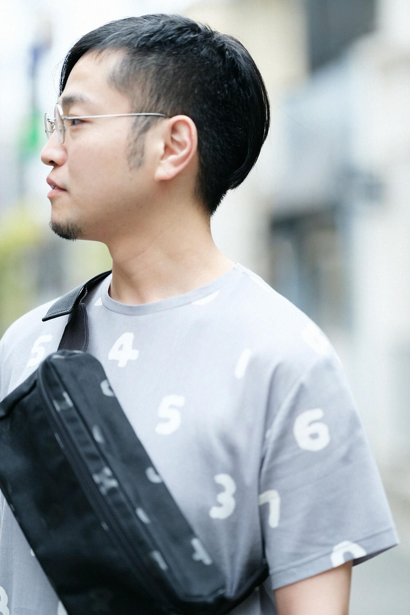 takashima chiku 40/40短袖T恤/so-su-u轻墨颜色（浅墨水）