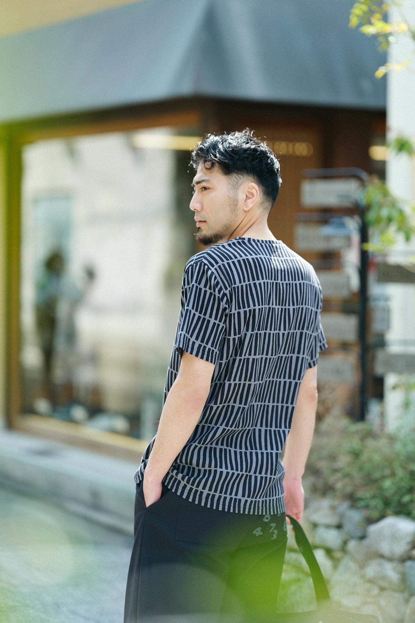 【官網限定】高島縮棉 40/40短袖T-shirt /拍子木