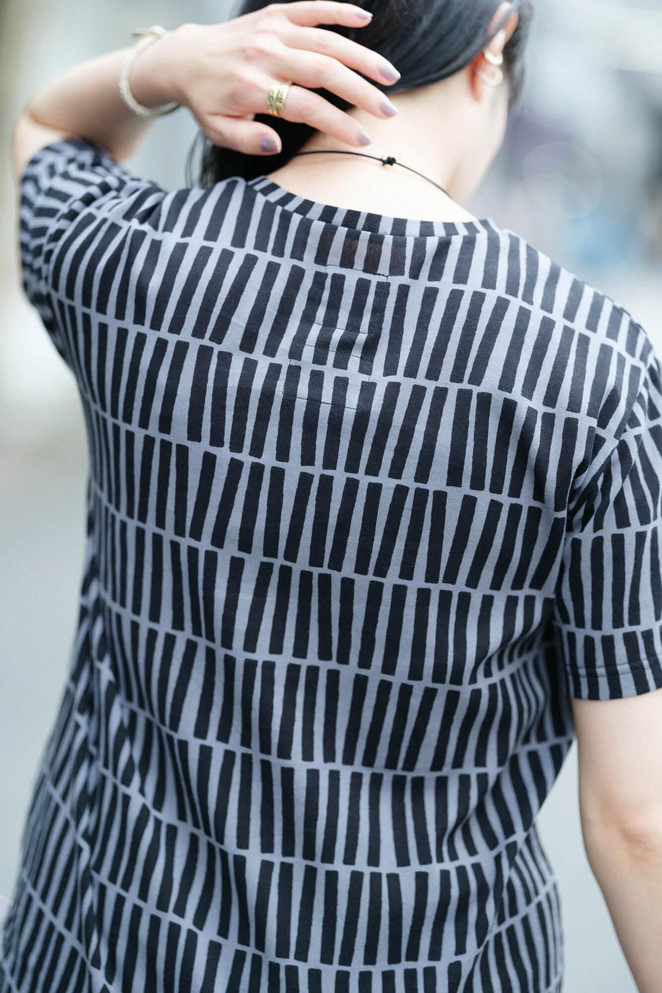 【官網限定】高島縮棉 40/40短袖T-shirt /拍子木