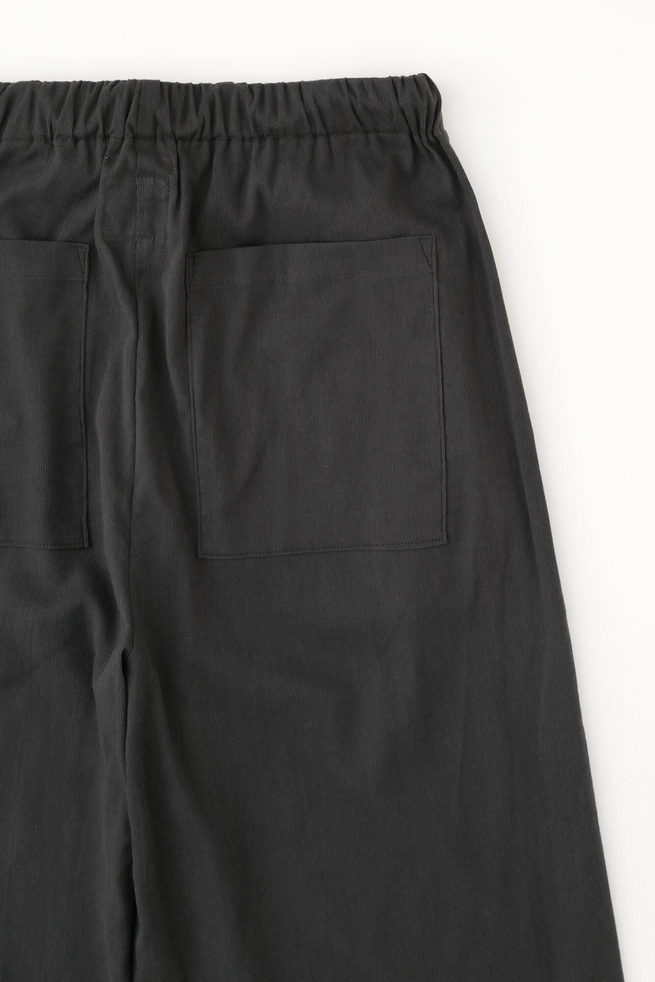 Chizimi Cotton 40/40 Wide Pants 2.0 / Dark Lead Color