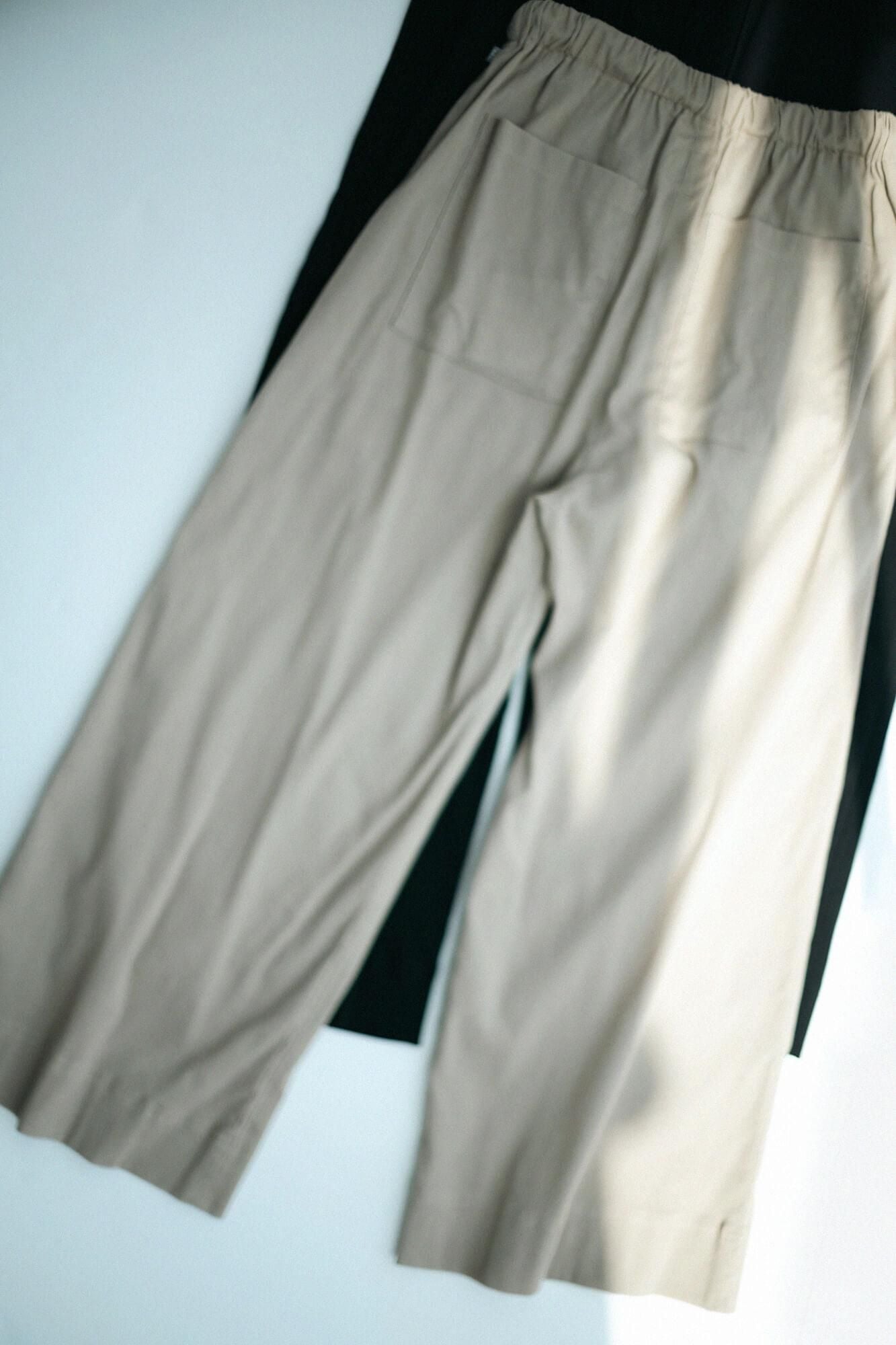 Takashima Jiji 40/40 pantalon large 2.0/chêne blanc