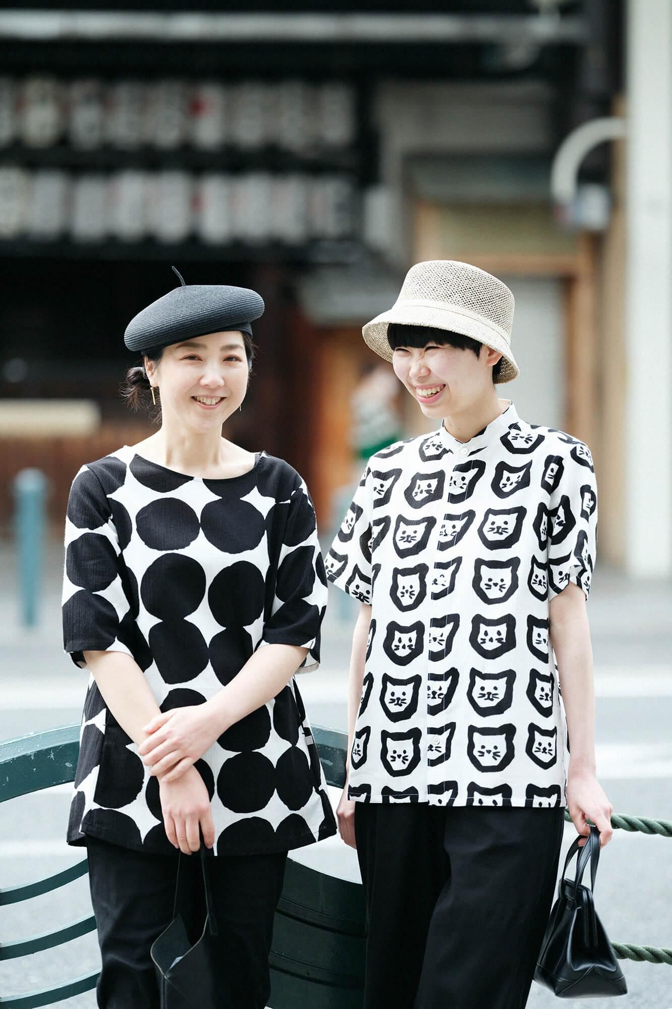 Chizimi Cotton 20/20 Elbow Length Sleeve Tunic / Marbles