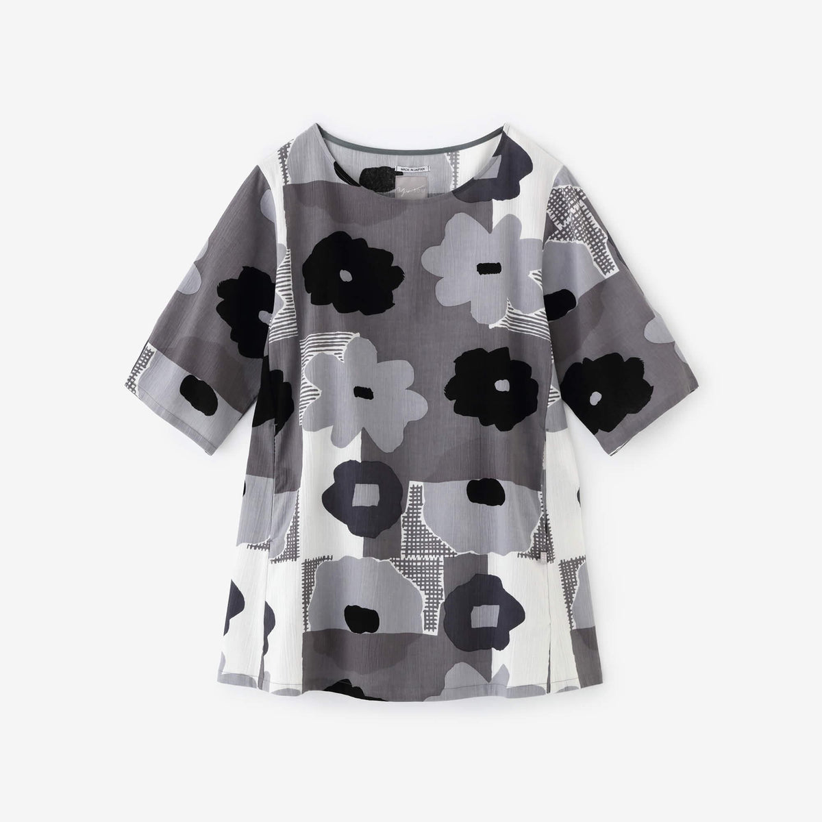 ソウソウ SOU・SOU 高島縮 ワンピース チュニック ロゴボタン 174168020_1200x1200_crop_cente