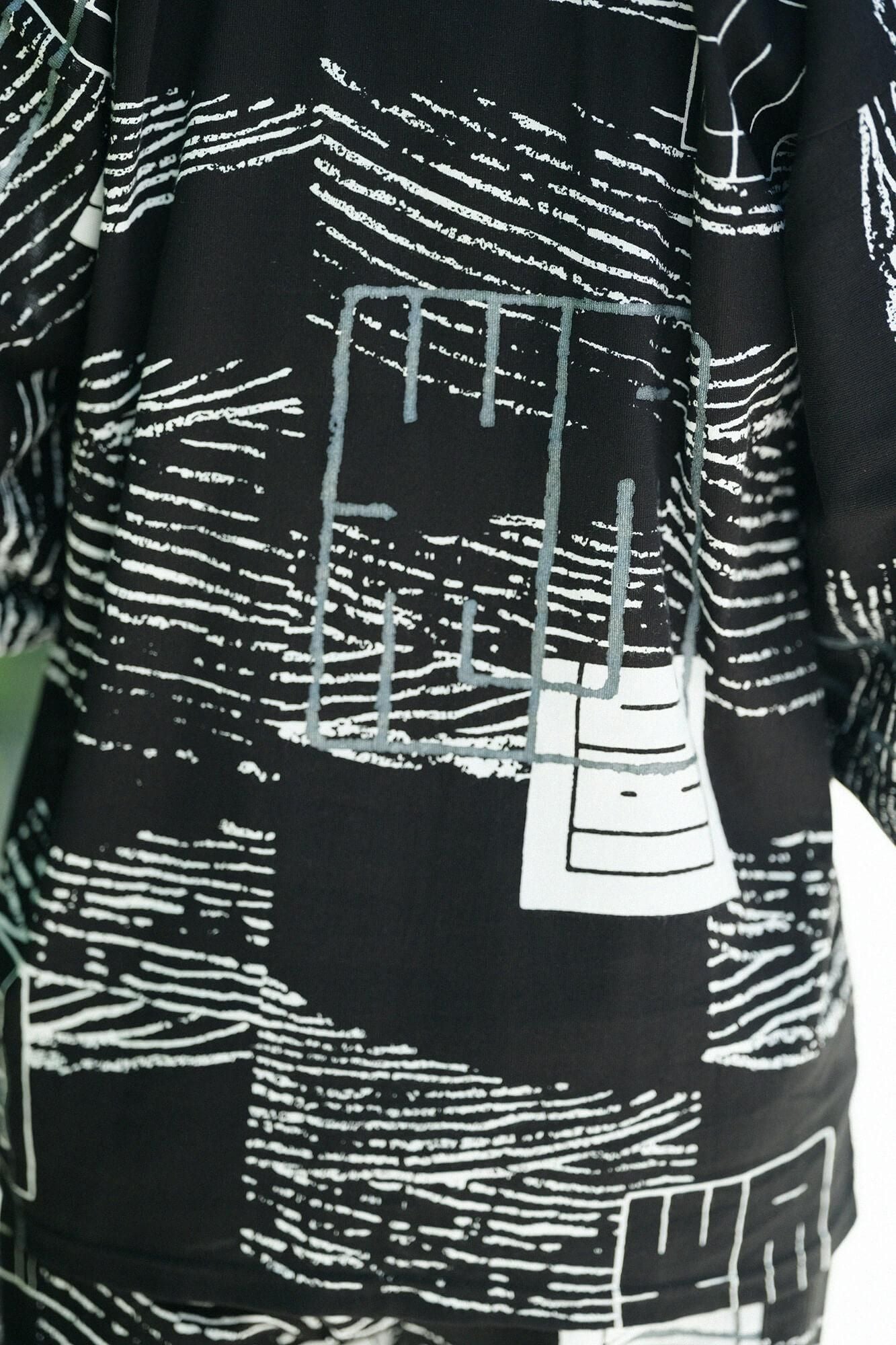 [僅在線]高島縮棉 40/40 半衿風靡（Haneri Fuubi）/令和之波