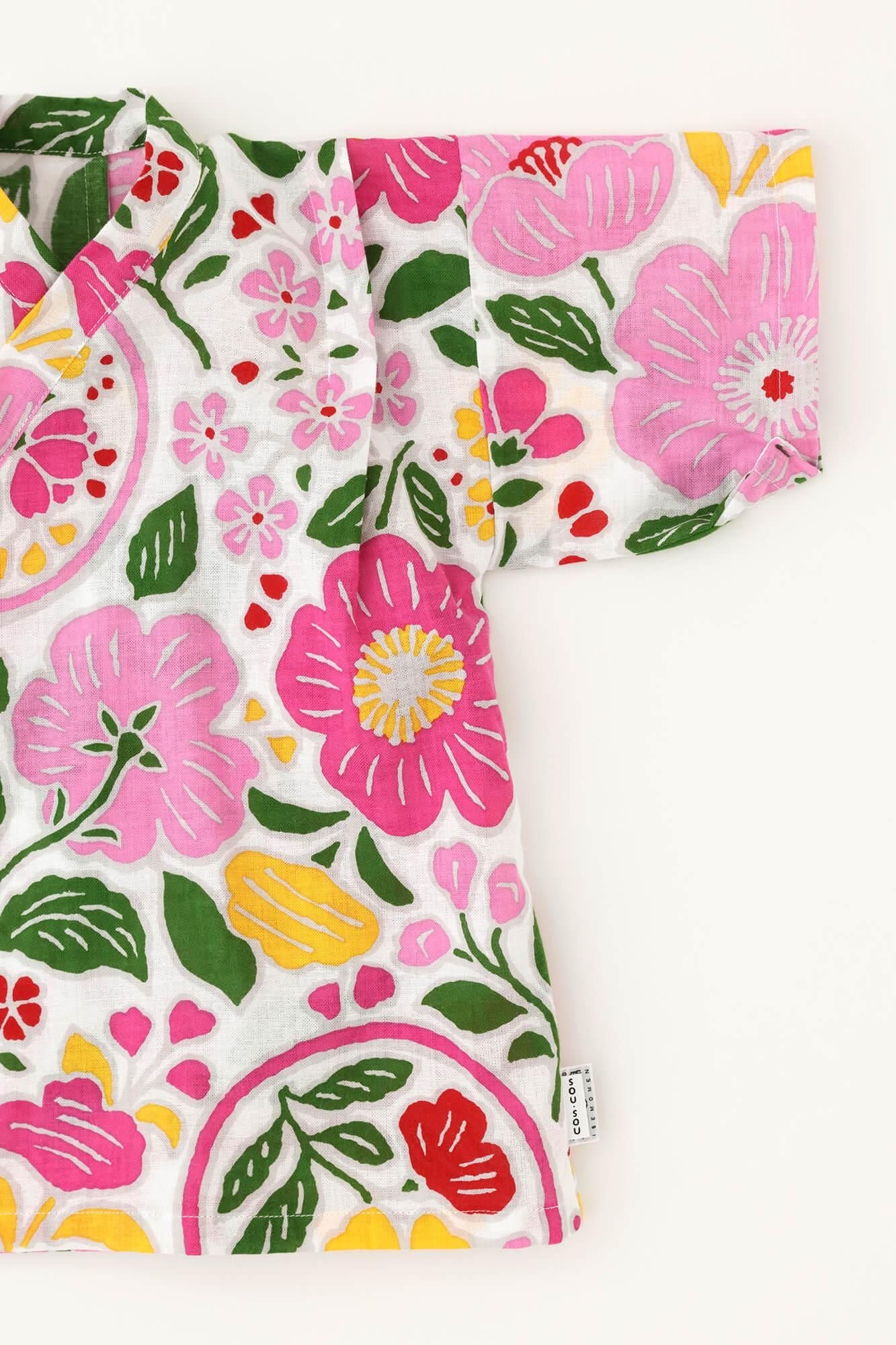 ●いせもめん こどもじんべい／ももやまざくら