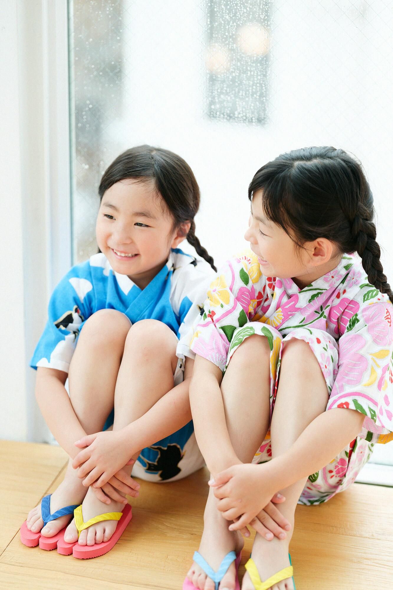 ●いせもめん こどもじんべい／ももやまざくら