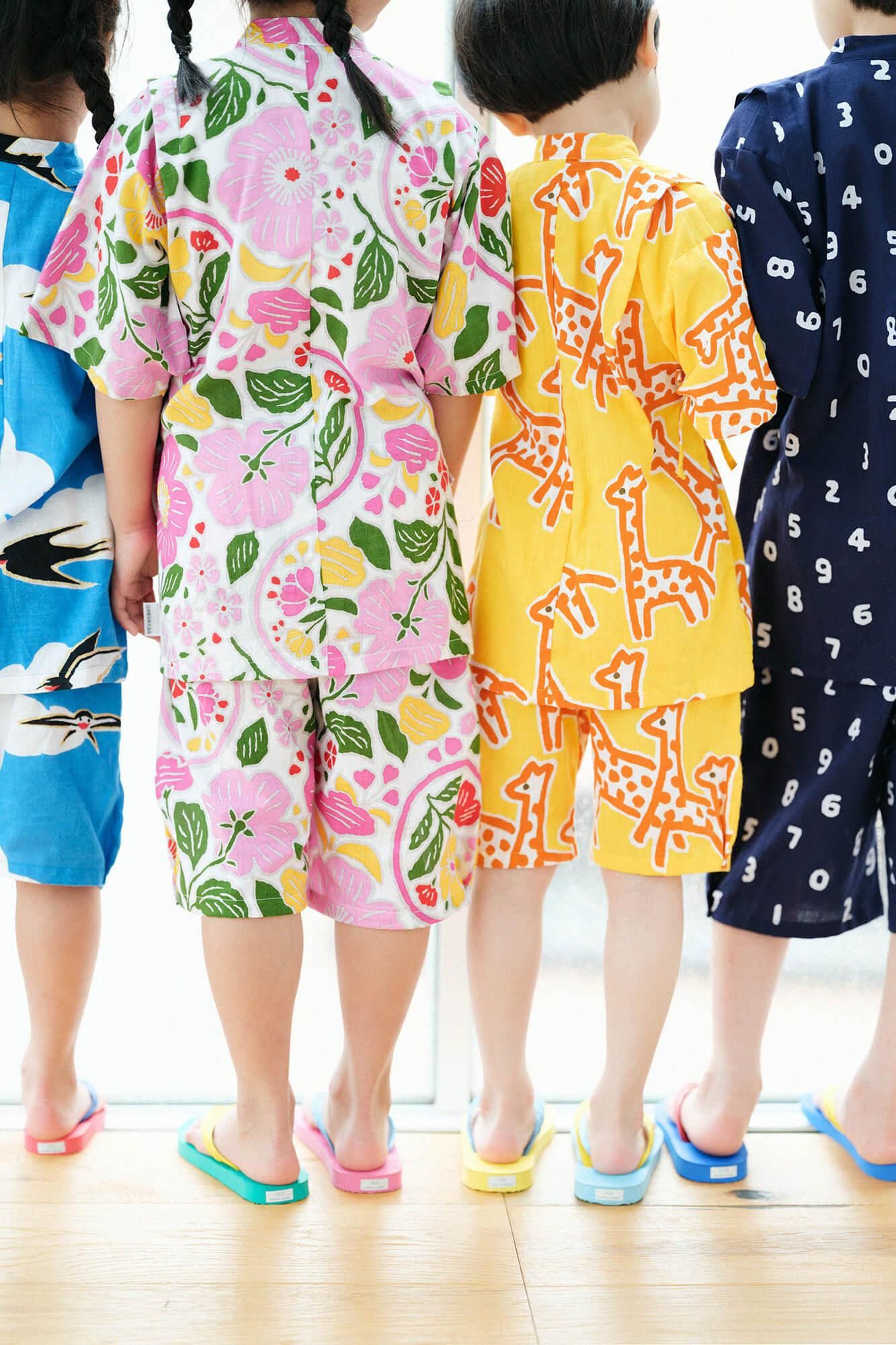 ソウソウ　いせもめん わらべき　こどもじんべい　そすう  こんいろ　140 新品 ソウソウ いせもめん わらべき こどもじんべい そすう こんいろ 140