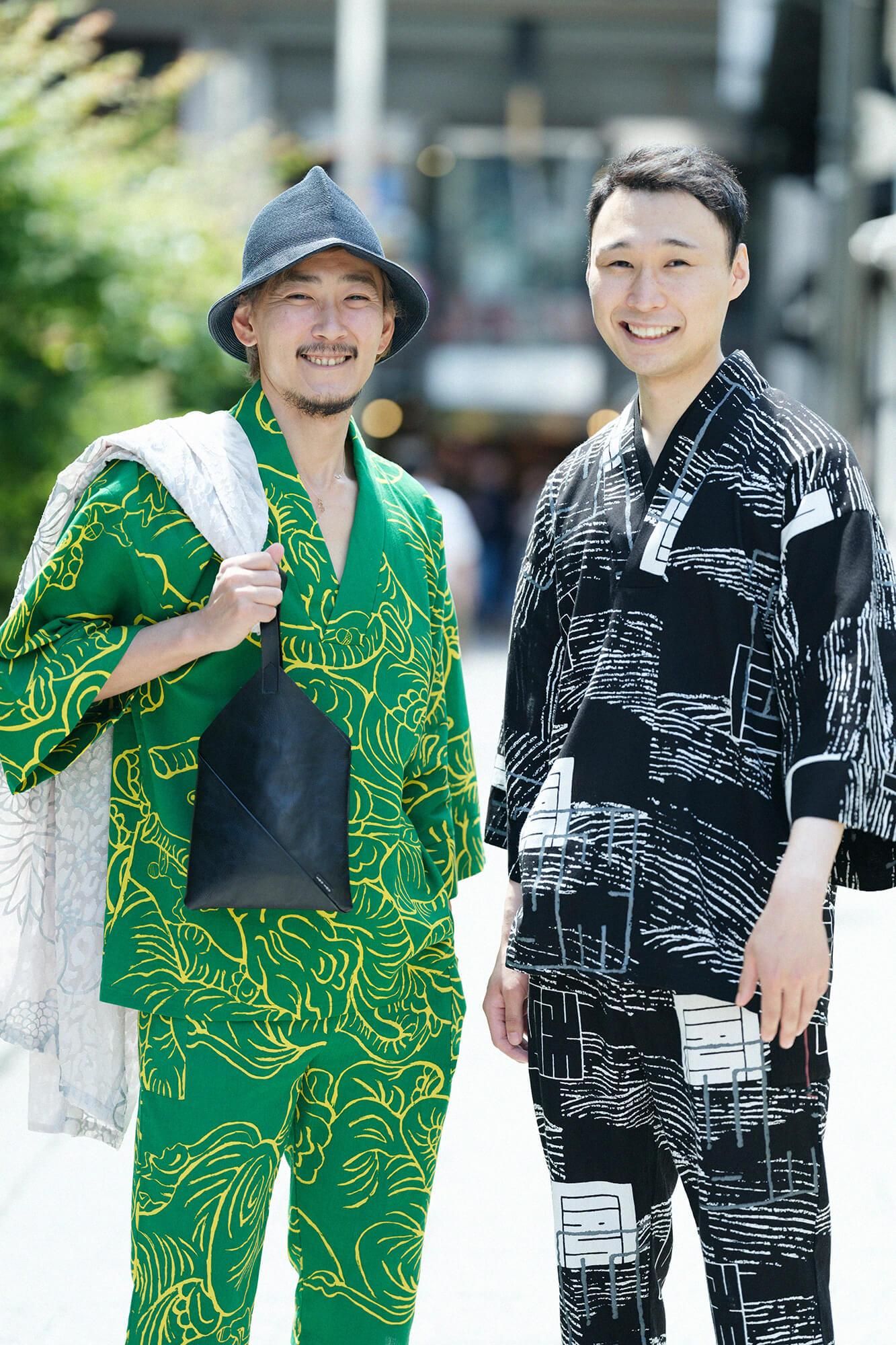 高島縮 20/20 えんゆう穿き／令和の波