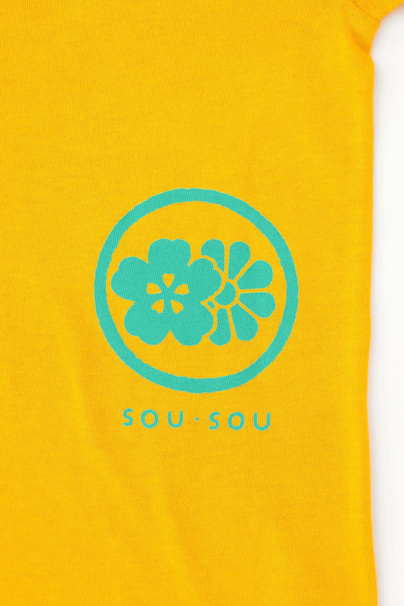 ●SO-SU-U十數 三色 短袖T-shirt／黄色