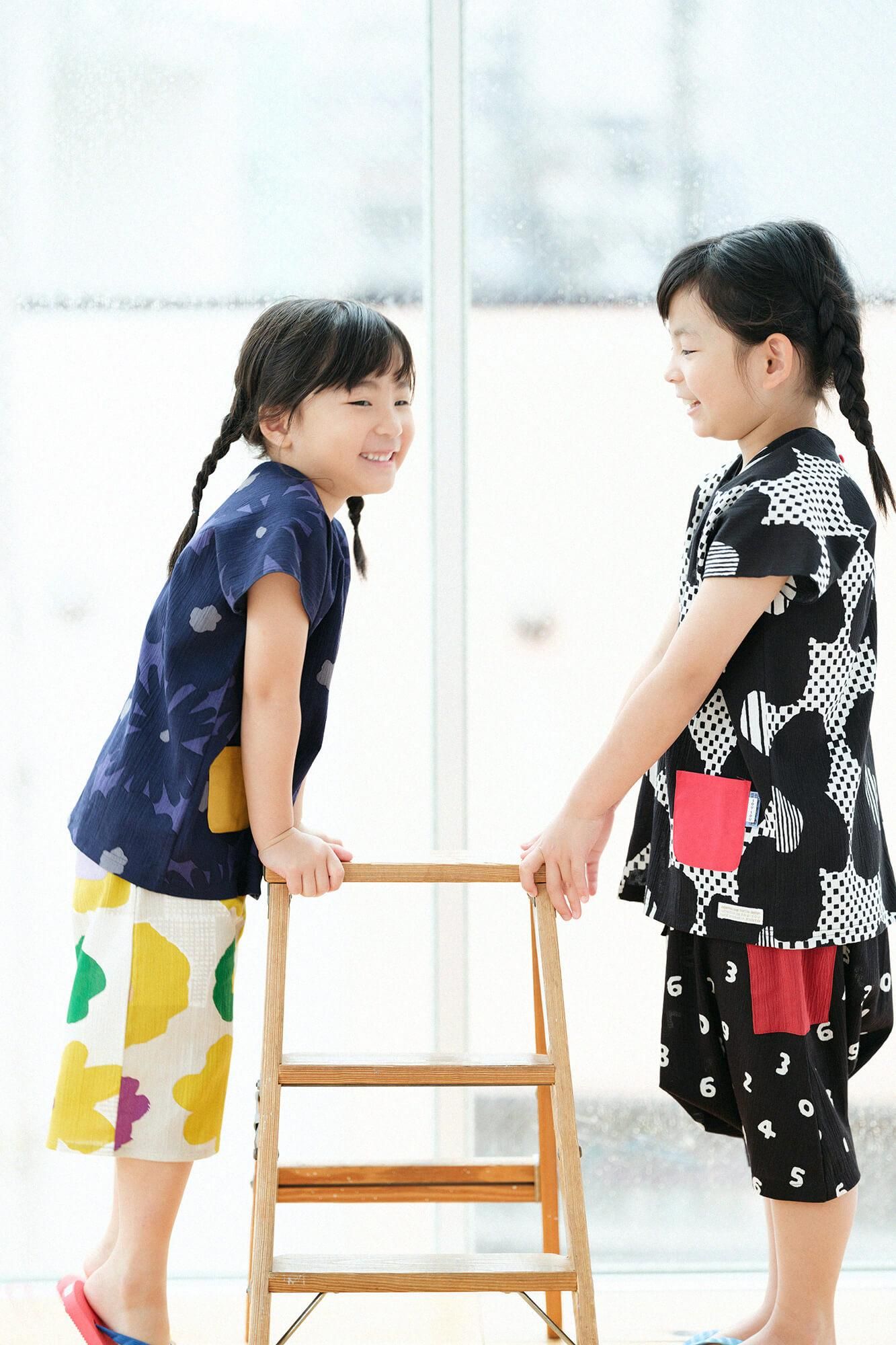 ●高島縮棉 20/20 大文字山飛鼠褲／SO-SU-U 十數 黑色