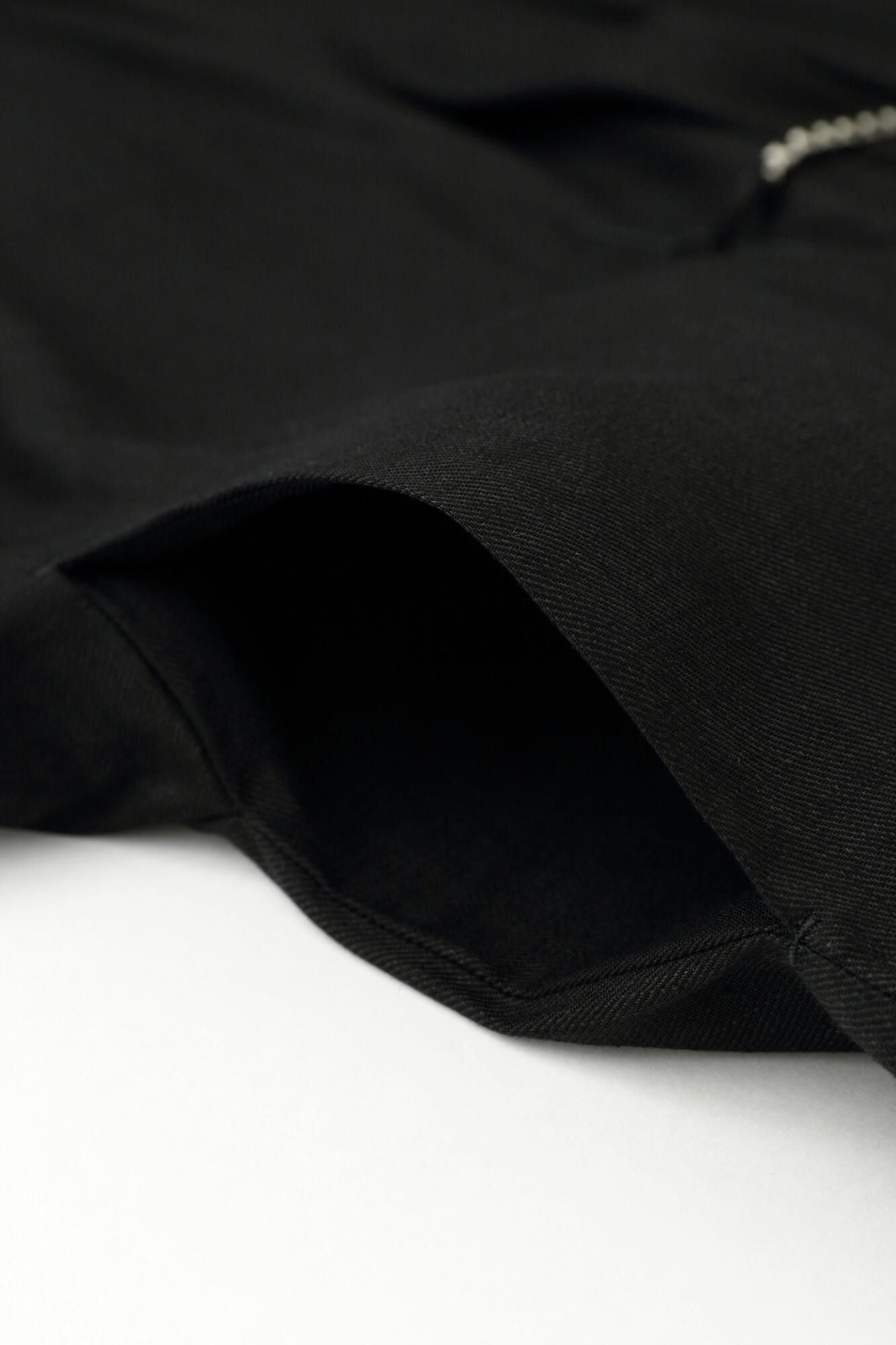 亚麻，伸展牛仔布，莫吉里袖子，短衣服，单（hithoe）/湿羽毛（螺母）