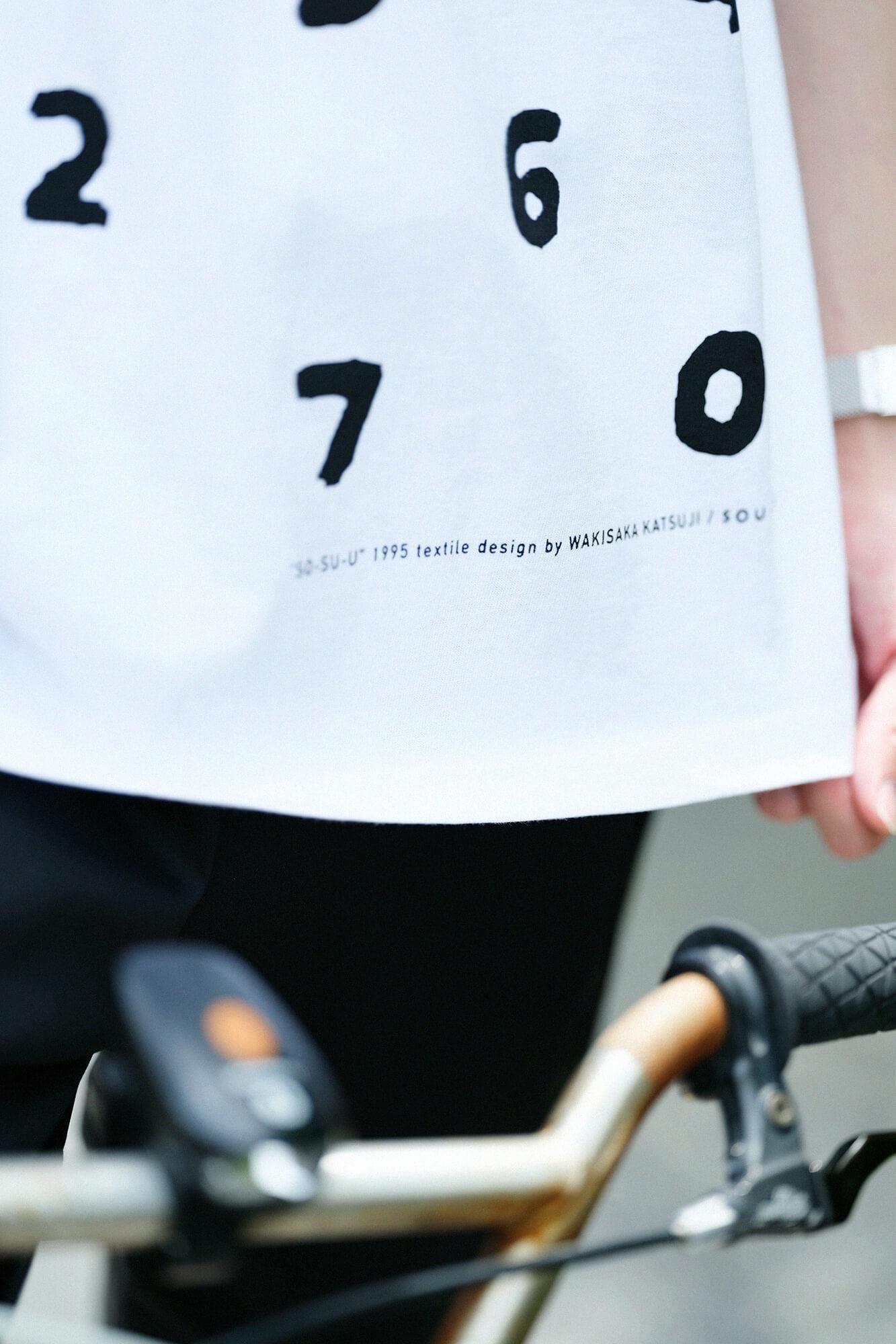 【官網限定】SO-SU-U十數短袖T-shirt【5.0】/白色