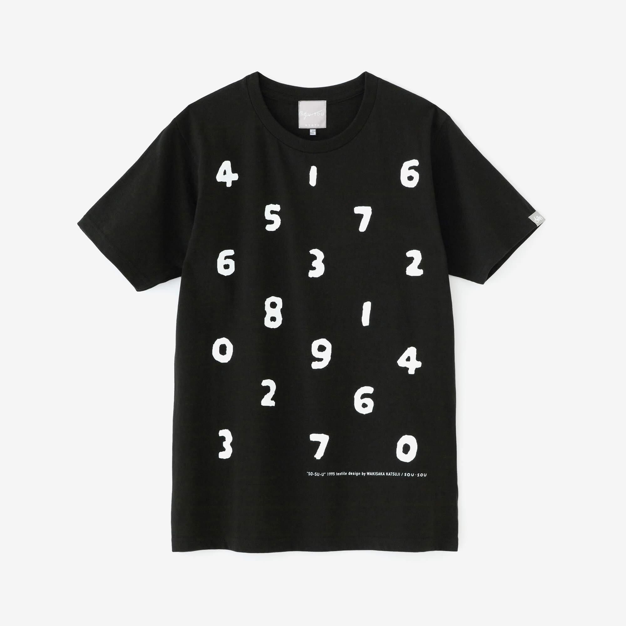 SO-SU-U Short Sleeve T-shirt [5.0]/ Black