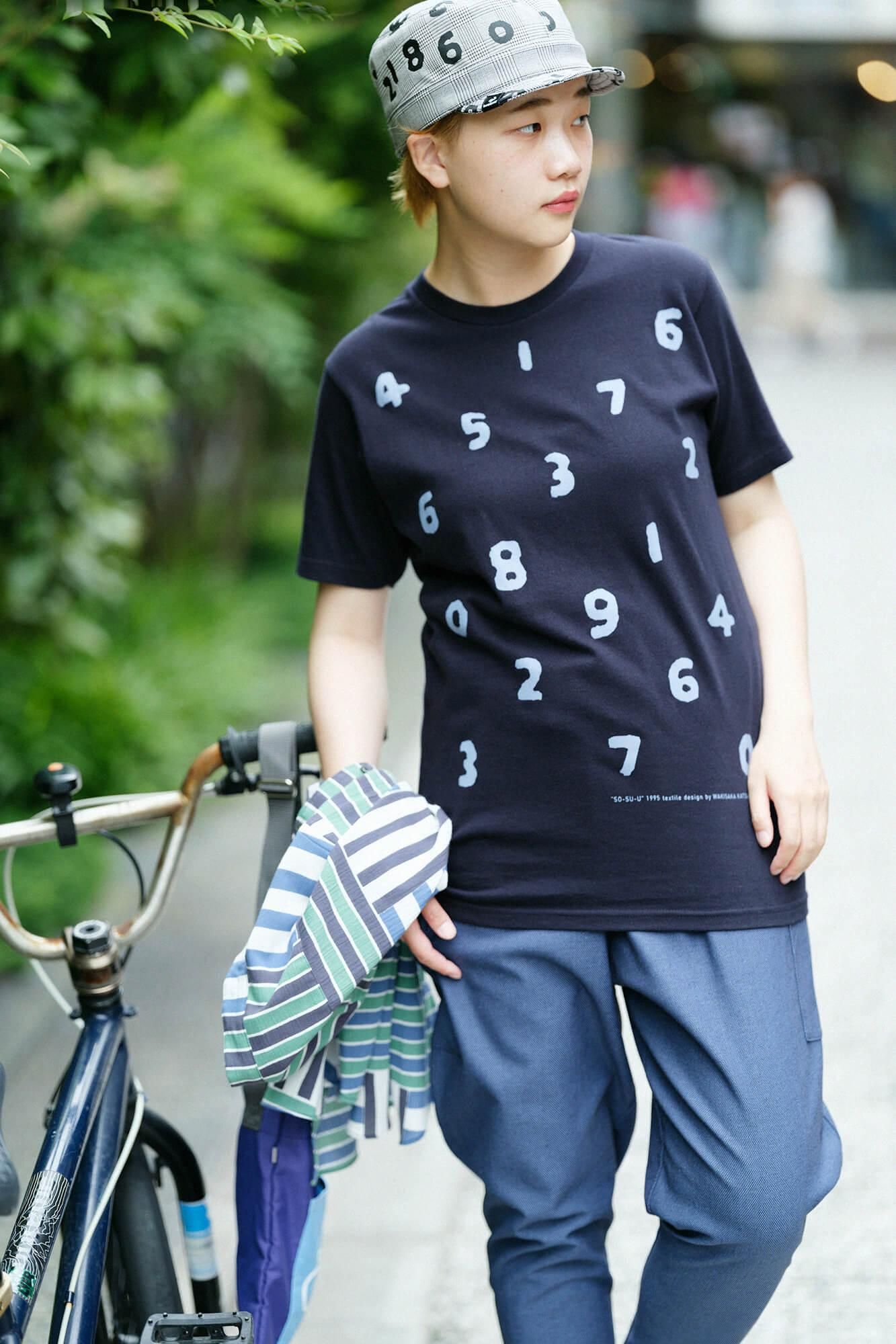 SO-SU-U Short Sleeve T-shirt [5.0]/ Navy