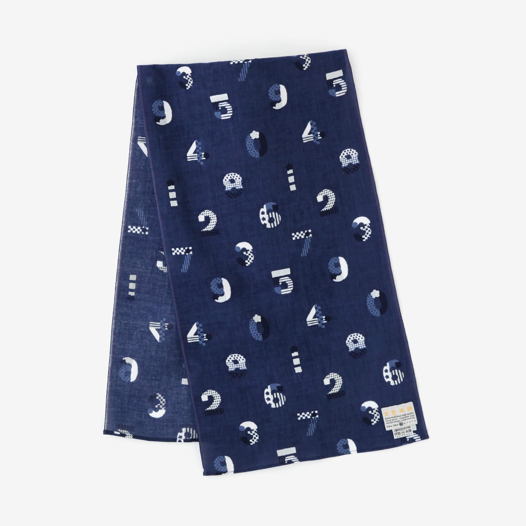 SOU・SOU 20th anniv. Isemomen Cotton Short Scarf / SO-SU-U in Special Day