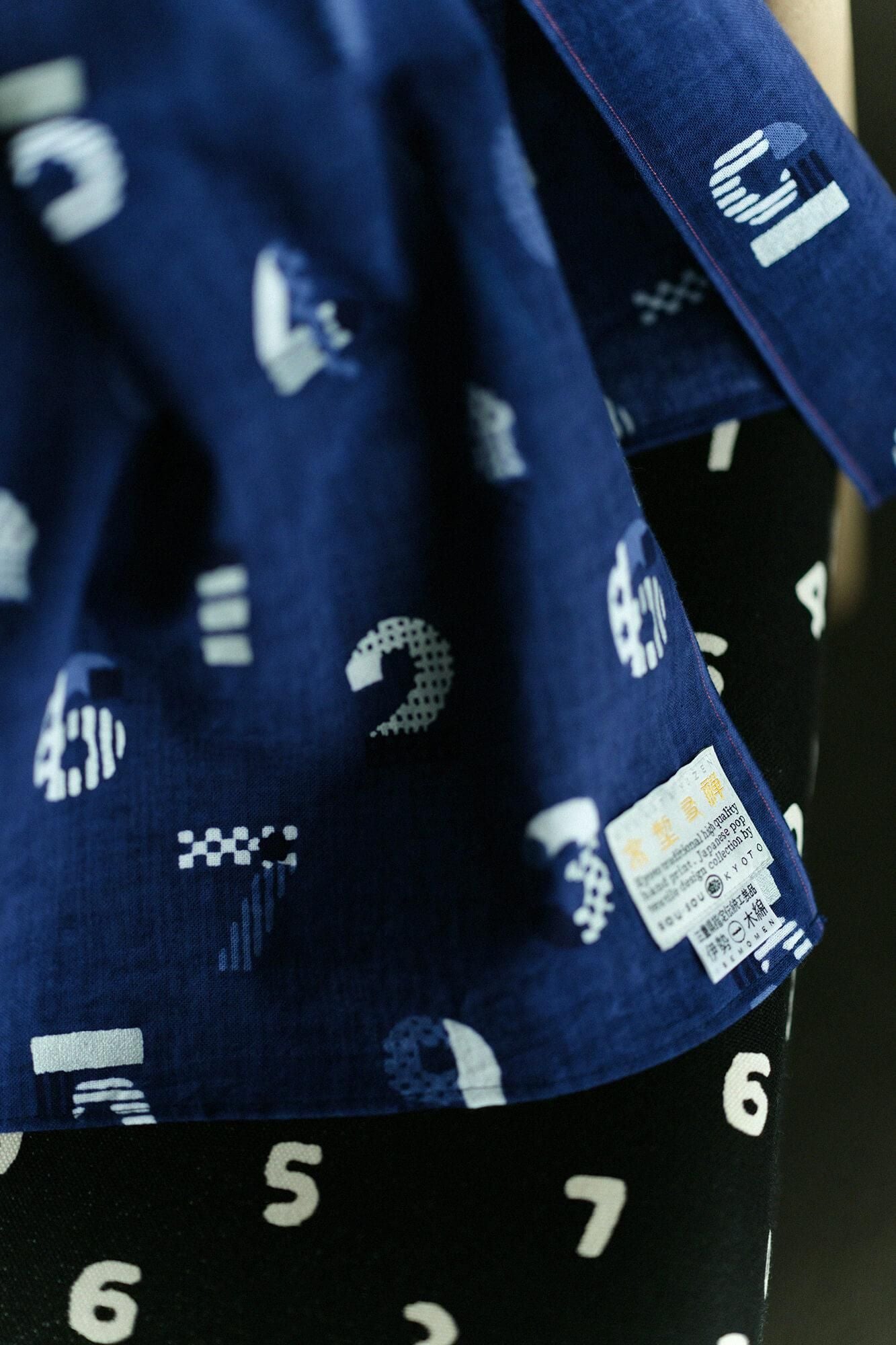 SOU・SOU 20th anniv. Isemomen Cotton Short Scarf / SO-SU-U in Special Day