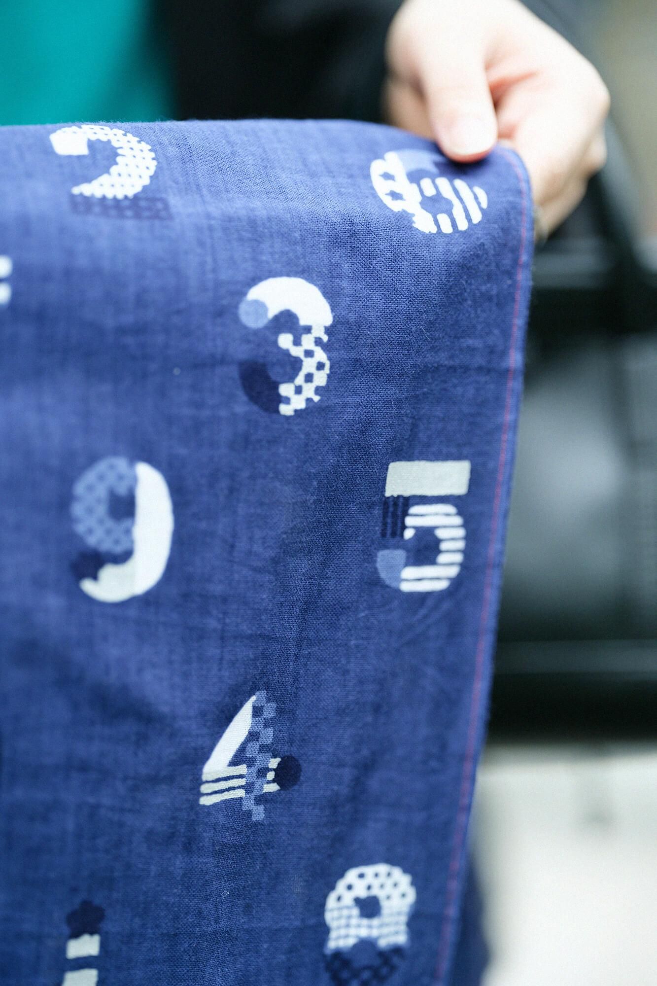 SOU・SOU 20th anniv. Isemomen Cotton Short Scarf / SO-SU-U in Special Day