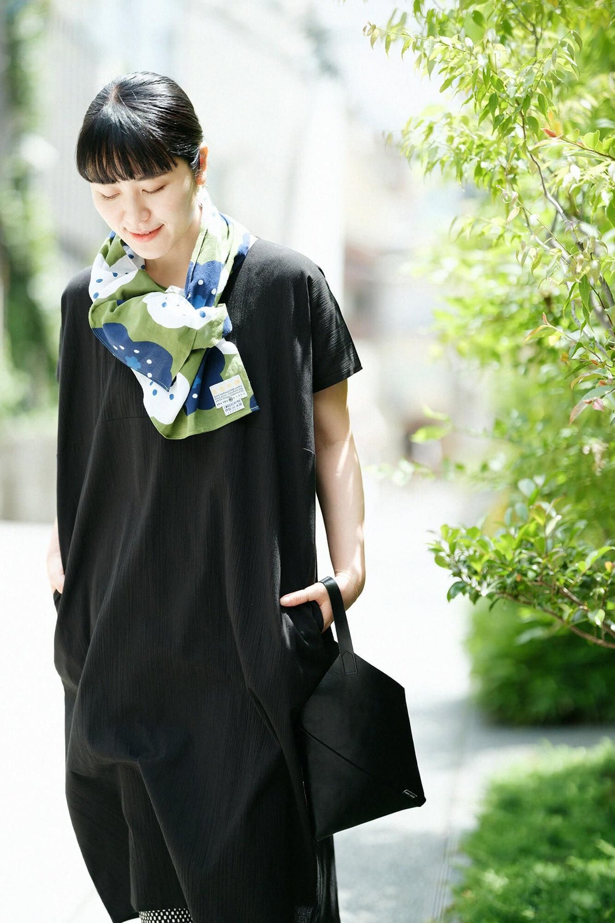 [Versand voraussichtlich um den 21. April herum] Ise Cotton Neck Maki Short Length/Smile Matsuba Color