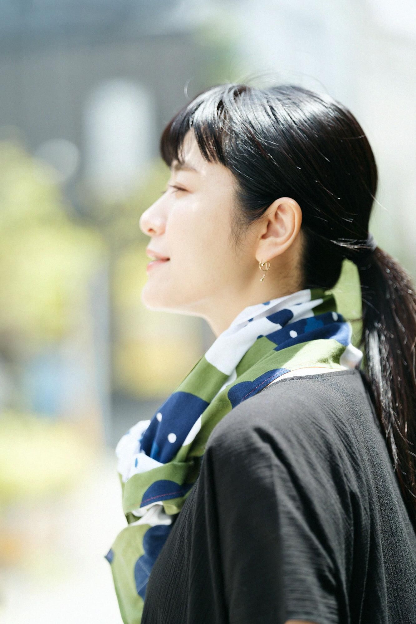 [Versand voraussichtlich um den 21. April herum] Ise Cotton Neck Maki Short Length/Smile Matsuba Color