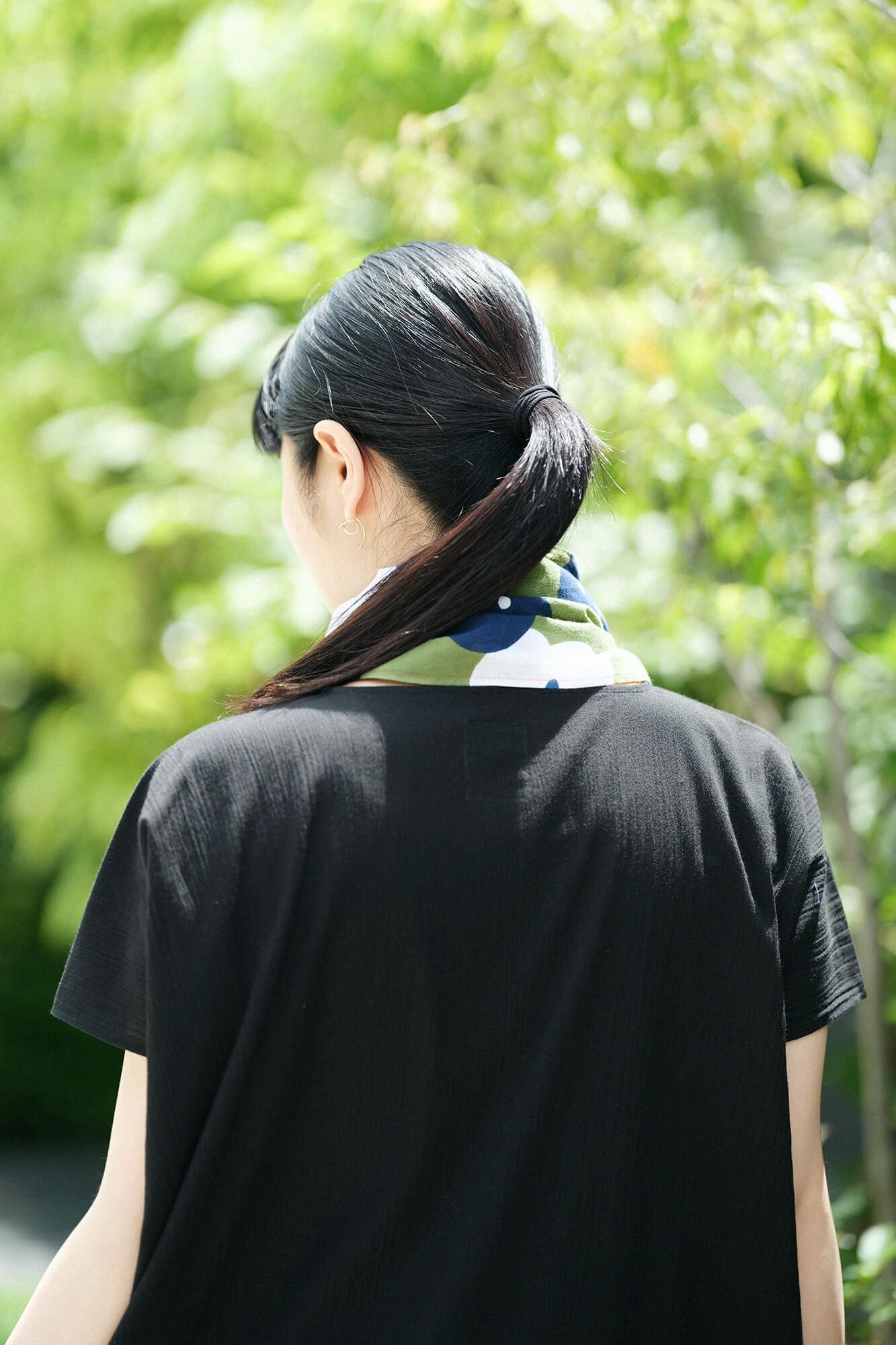 [Versand voraussichtlich um den 21. April herum] Ise Cotton Neck Maki Short Length/Smile Matsuba Color